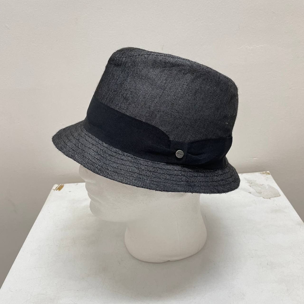 Stetson ⭐️SALE⭐️ STETSON Fedora Hat Herringbone Pattern Size ONE SIZE - 1 Thumbnail
