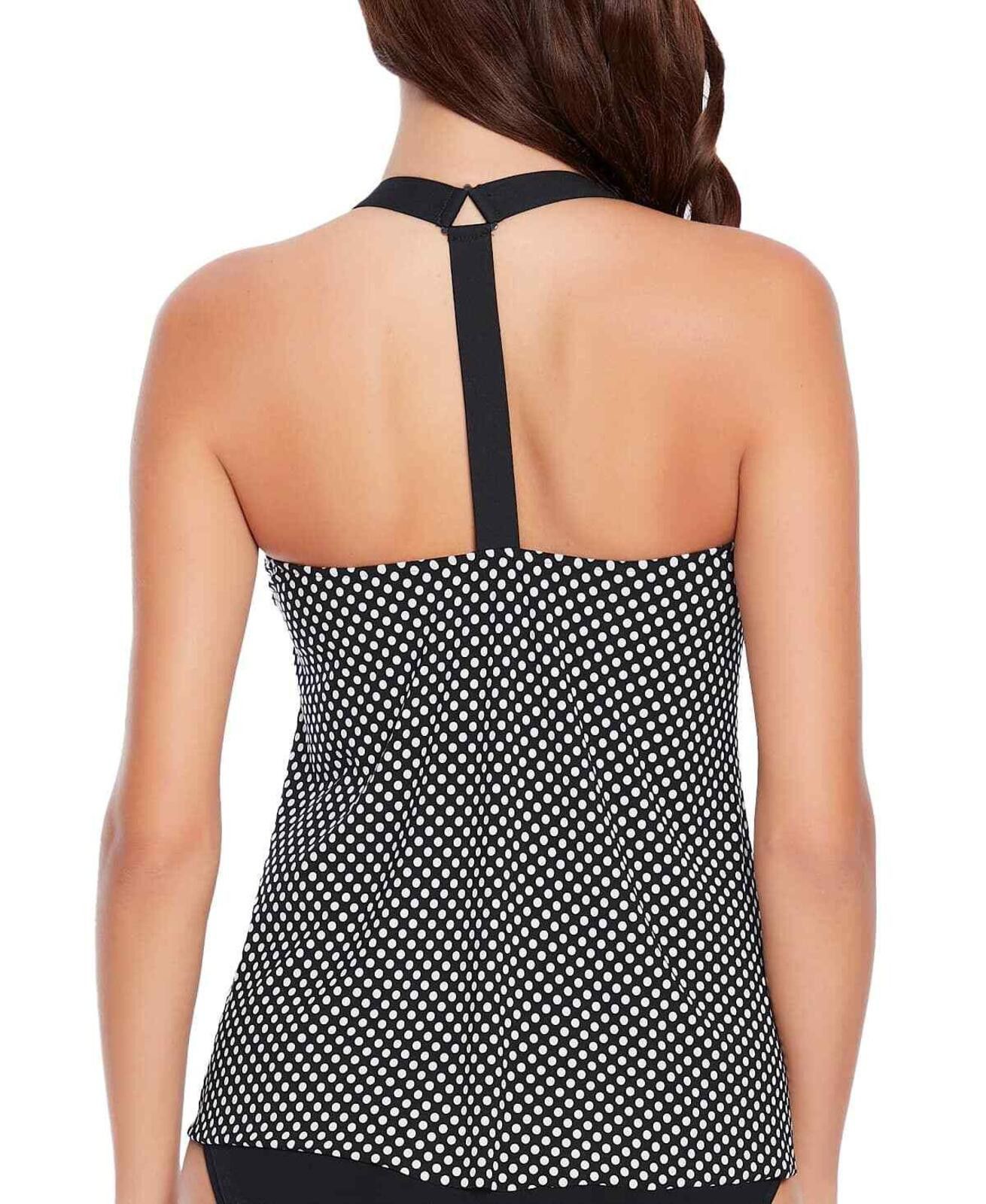 Other Magicsuit Lichtenstein Dot-Print Carly Underwire Tankini Top Size ONE SIZE - 2 Thumbnail