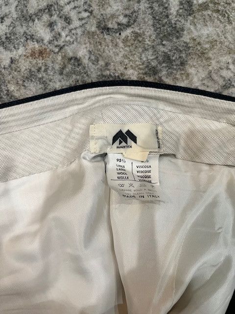 Vintage Vintage Marztex Italy Wool Pleated Trousers, Made in Italy Size US 33 - 4 Thumbnail