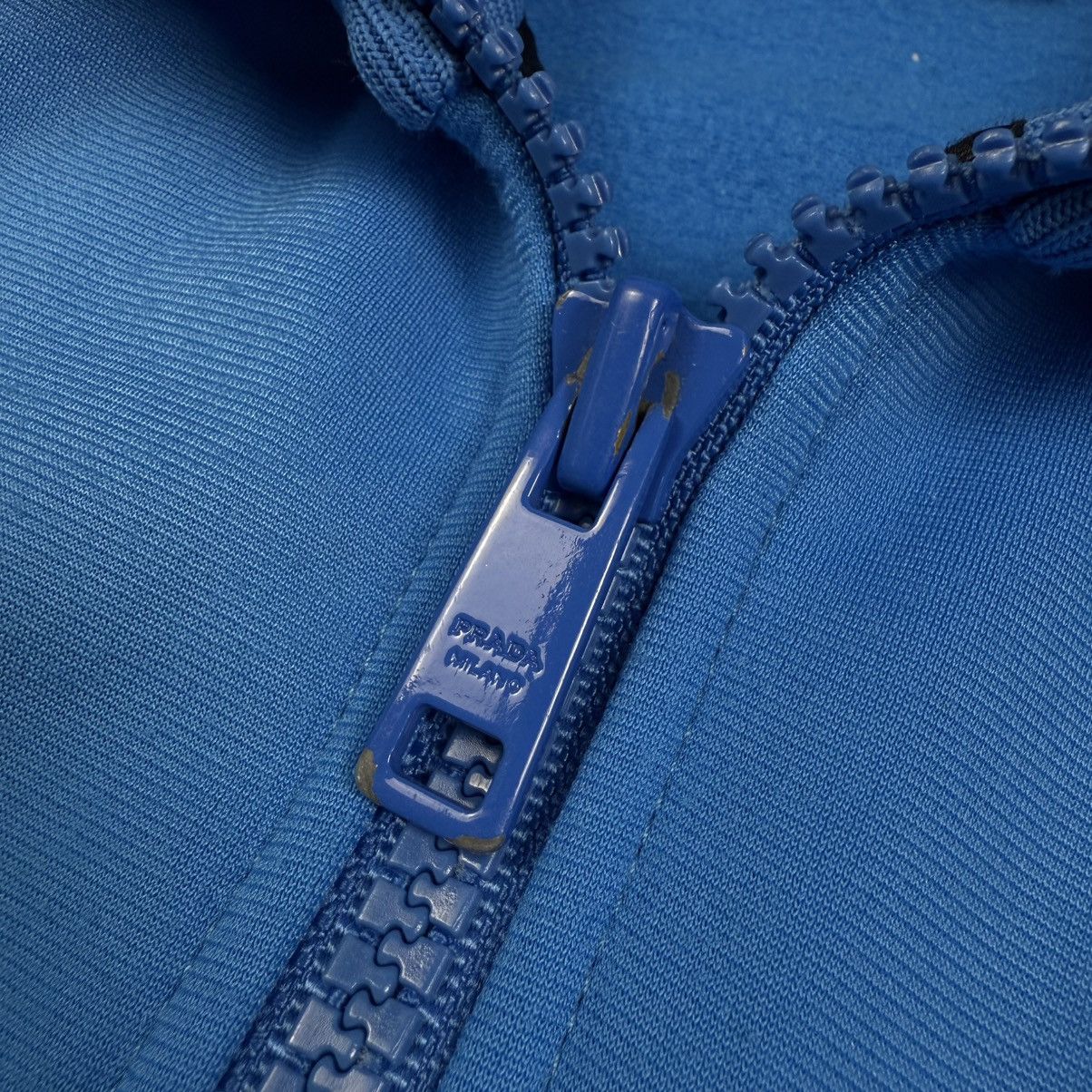 Prada Prada Milano Triangle Logo Zip Track ‘Blue/Black’ Jacket Size US M / EU 48-50 / 2 - 4 Thumbnail