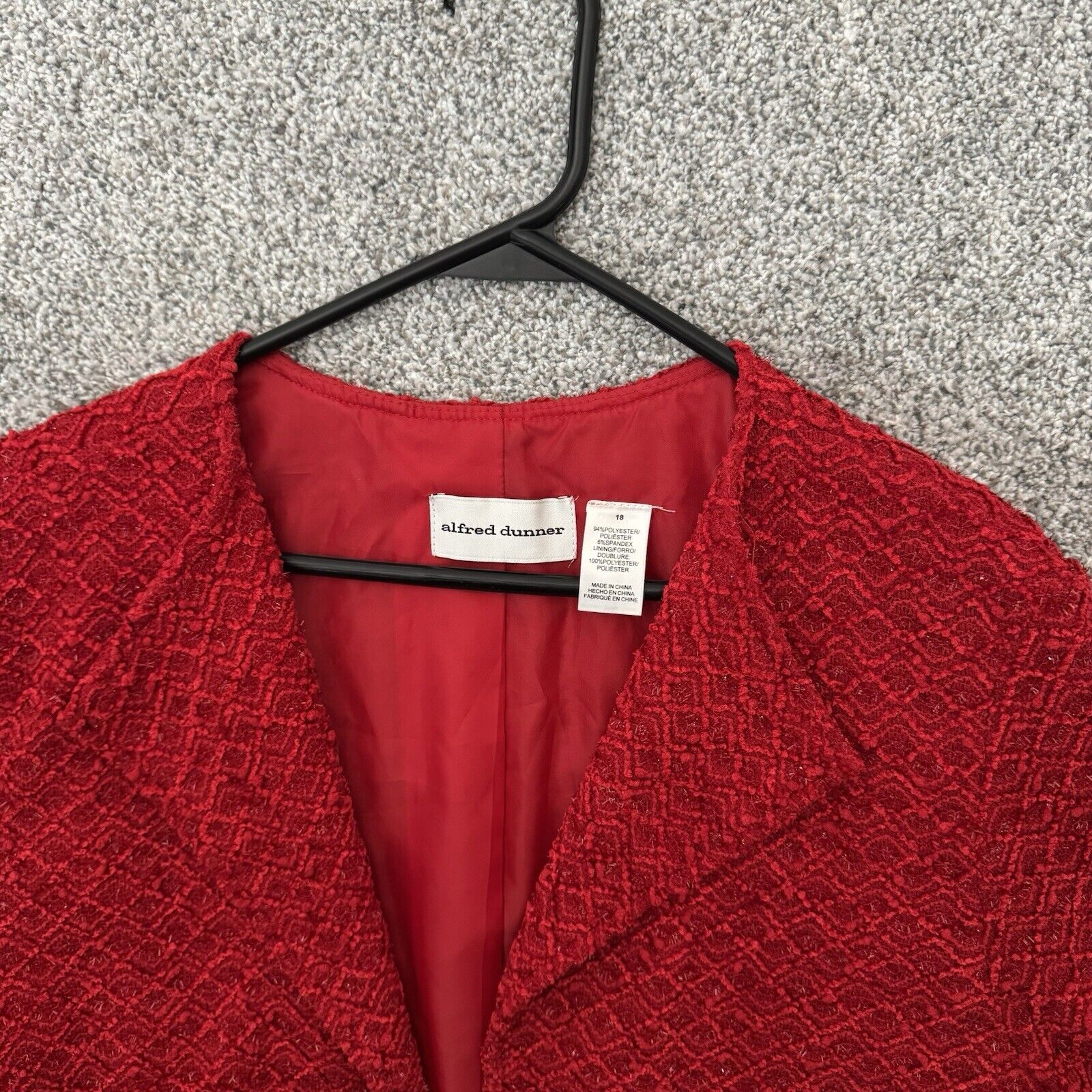 Other Vintage 90s Y2K Women 18 Blazer Party Valentines Day Sparkly Size XXL / US 16-18 / IT 52-54 - 4 Thumbnail