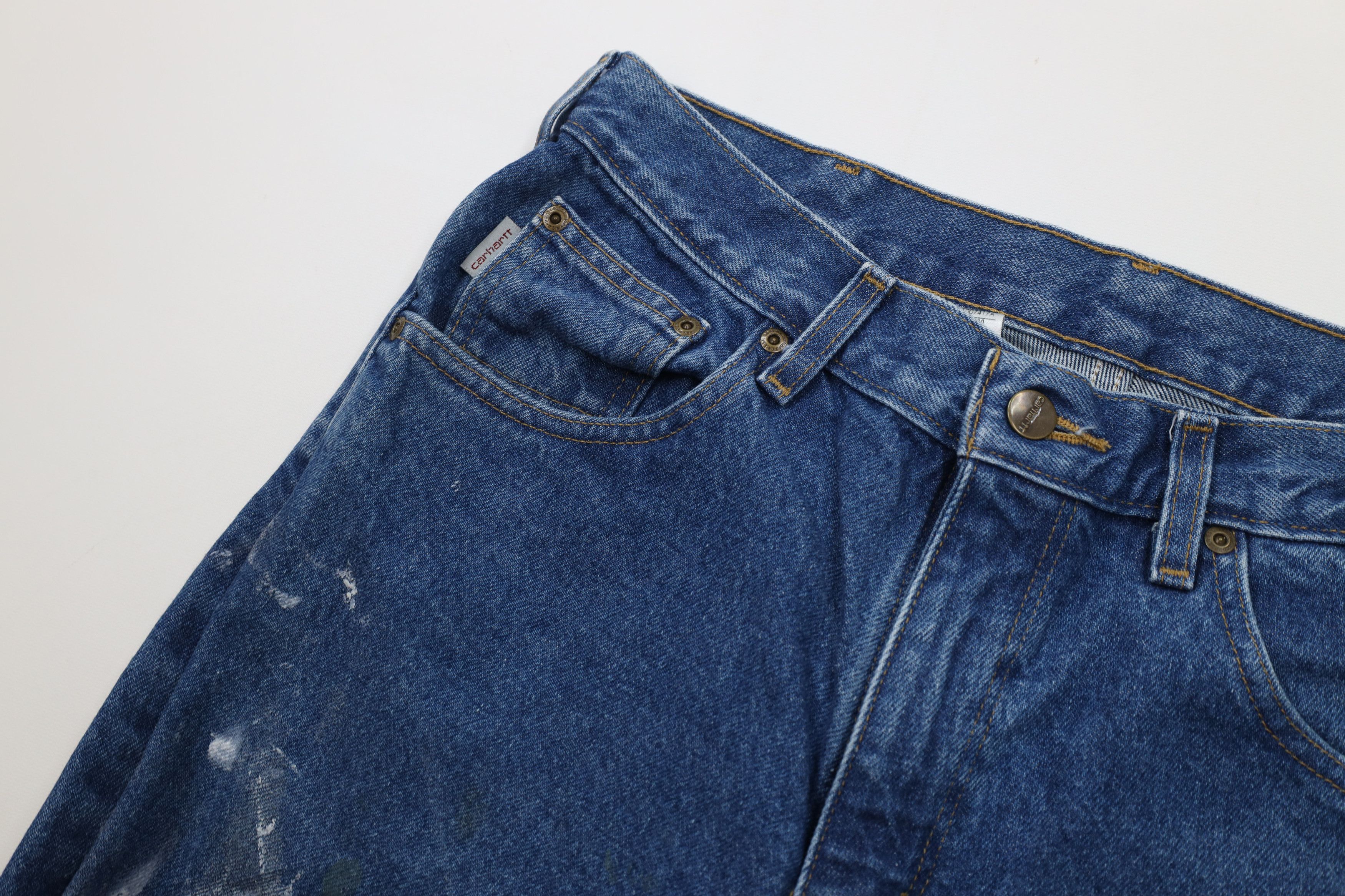 Carhartt Vintage Y2K Carhartt Relaxed Fit Straight Leg Denim Jeans Size US 34 / EU 50 - 9 Thumbnail