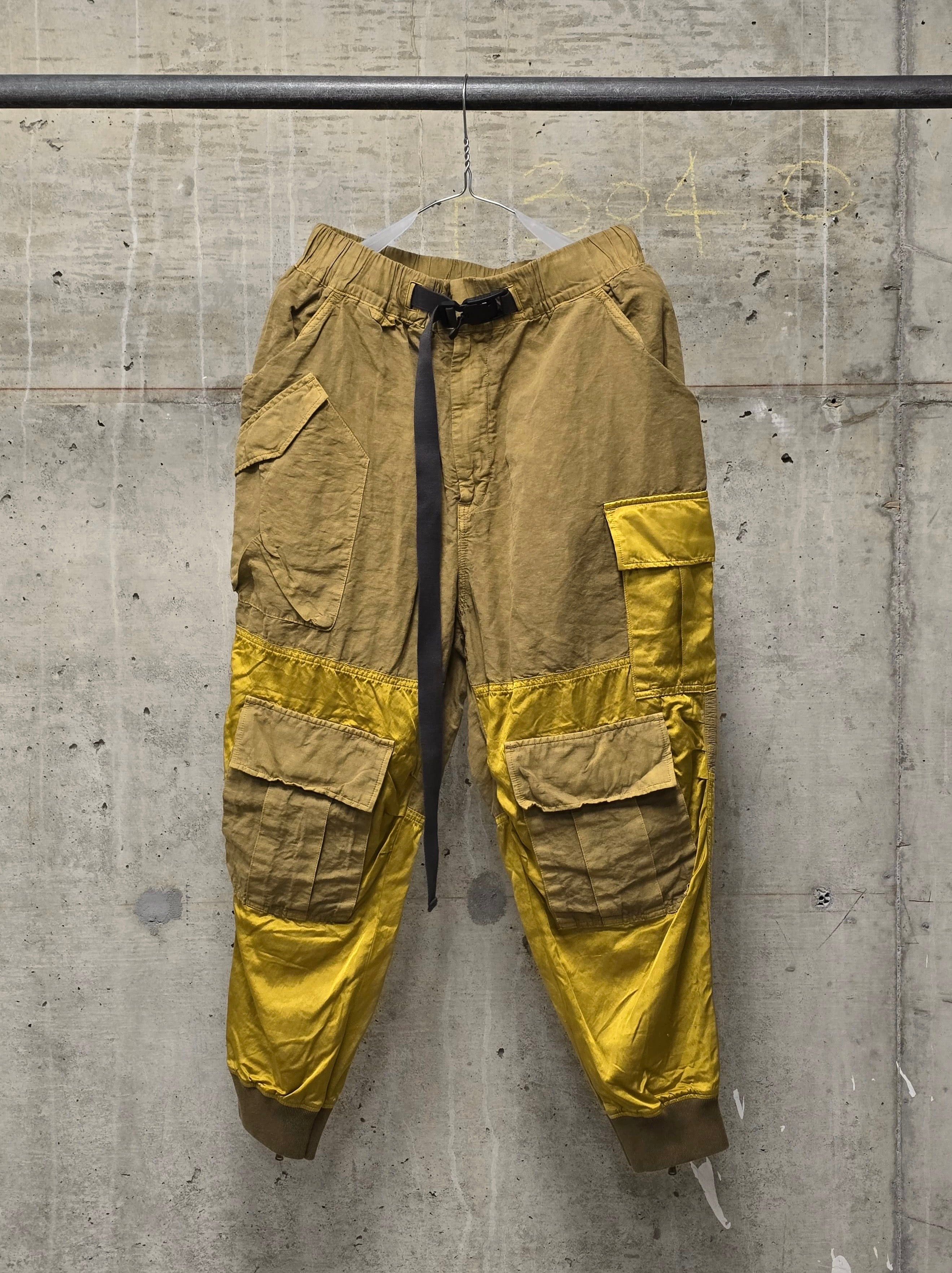 The Viridi-anne The Viridi-Anne Mustard Cargo Joggers Size US 34 / EU 50 - 1 Thumbnail