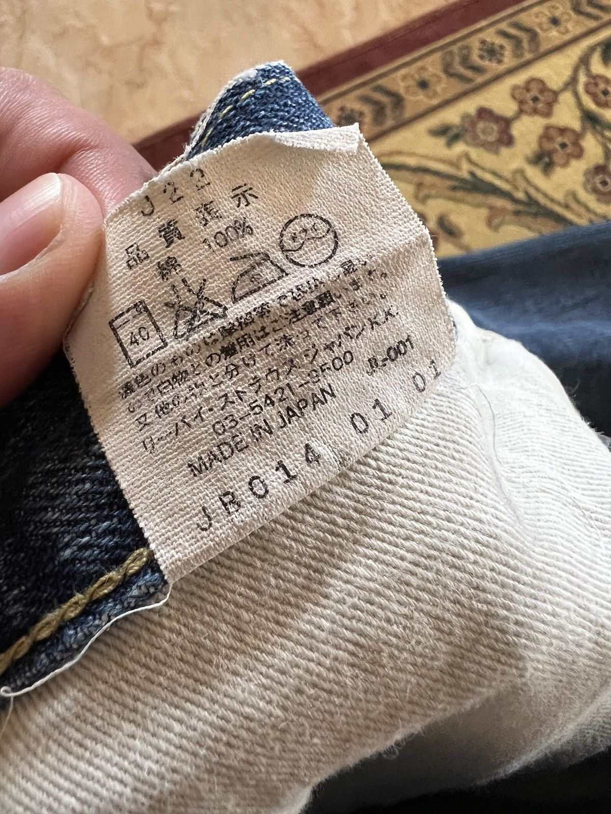 Levi's × Levi's Vintage Clothing VINTAGE LEVIS 503B BIG E SELVEDGE DISTRESSED JEANS Size US 32 / EU 48 - 20 Thumbnail