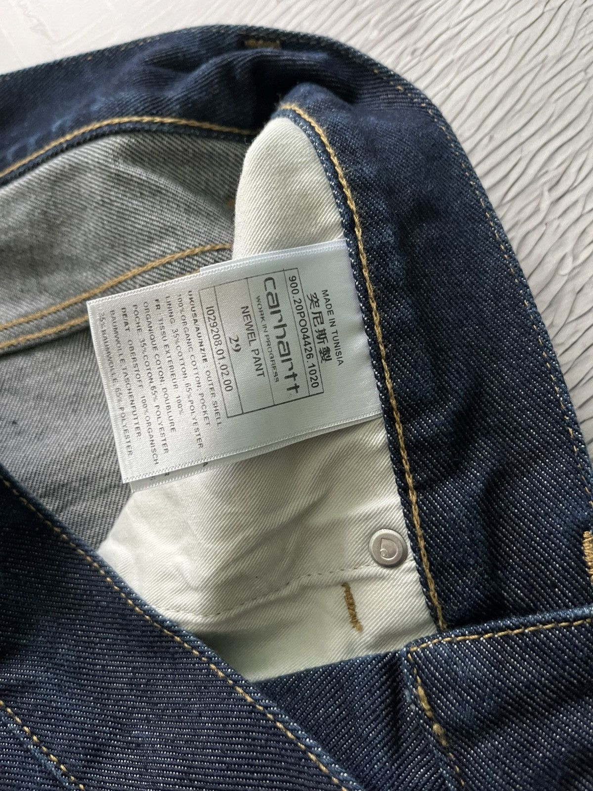 Carhartt Wip Carhartt Wip Logo Vintage Jeans Blue Streetwear Size US 29 - 8 Thumbnail