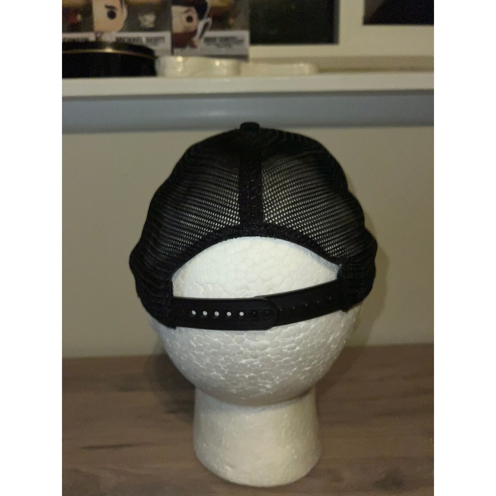 NBA Brooklyn Nets Hat NBA Basketball White Black Trucker Mesh Size ONE SIZE - 4 Thumbnail