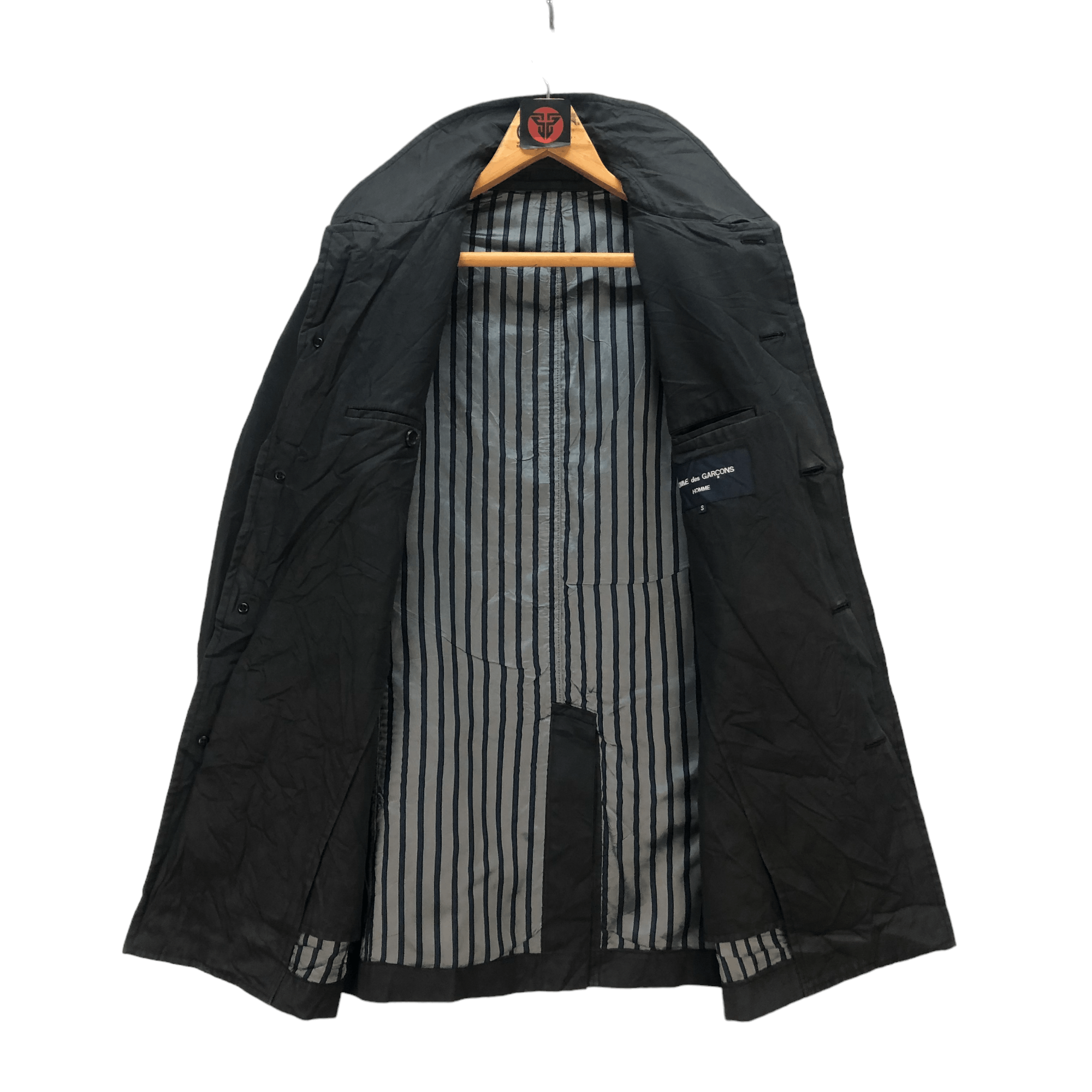 Comme des Garcons Homme CDG HOMME AD2008 COTTON COAT JACKET #6683-79 Size US S / EU 44-46 / 1 - 6 Thumbnail