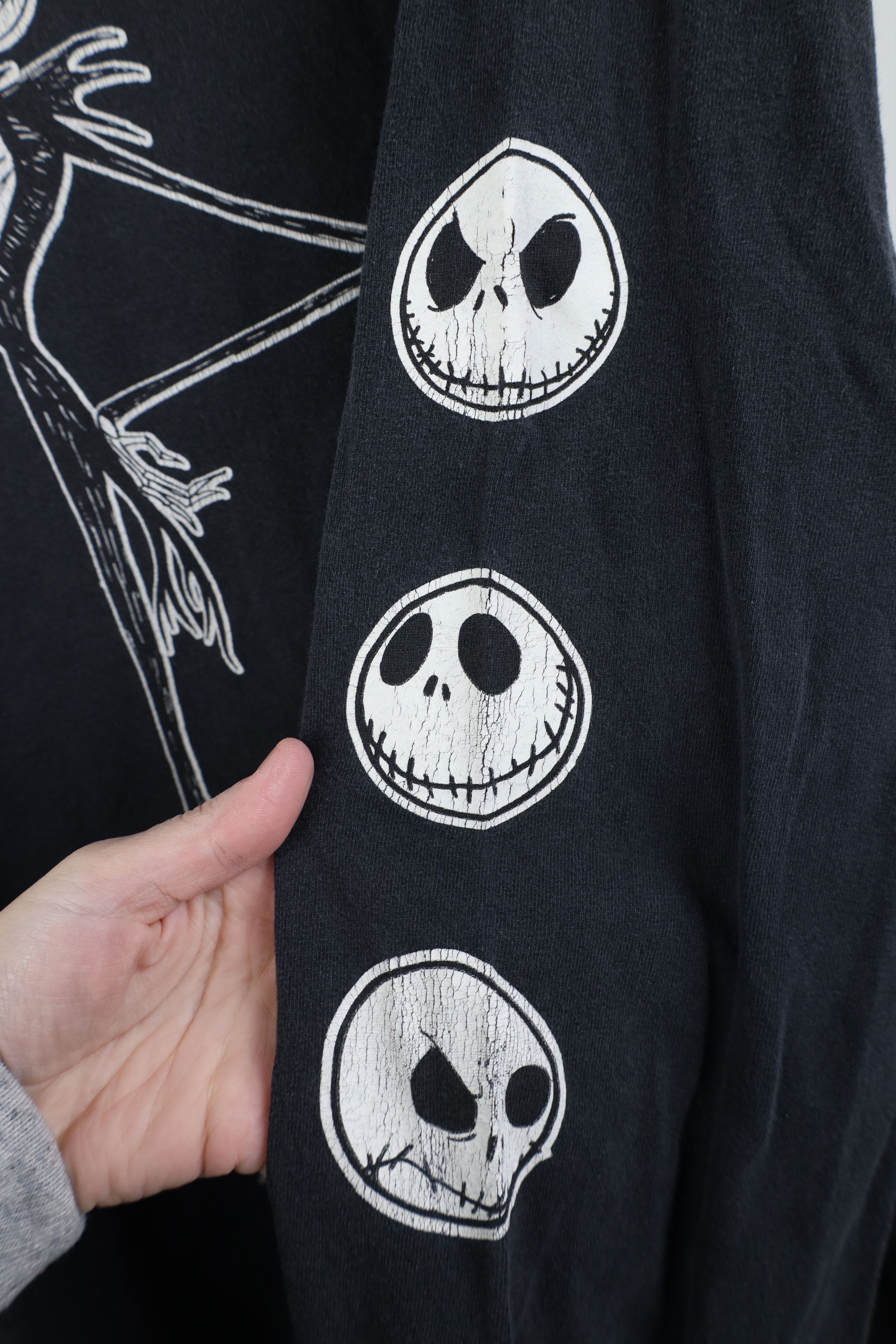 Vintage Vintage 90s Nightmare Before Christmas Long Sleeve T-Shirt Size US L / EU 52-54 / 3 - 6 Thumbnail