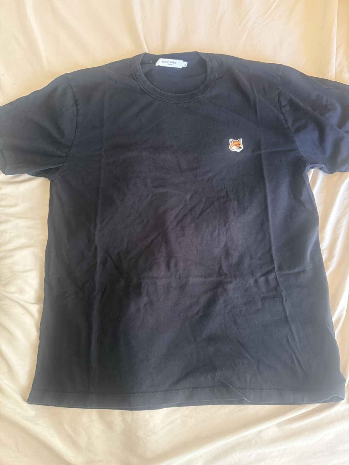 Maison Kitsune Maison Kitsuné Fox Head Patch T-Shirt Size US XL / EU 56 / 4 - 1 Thumbnail