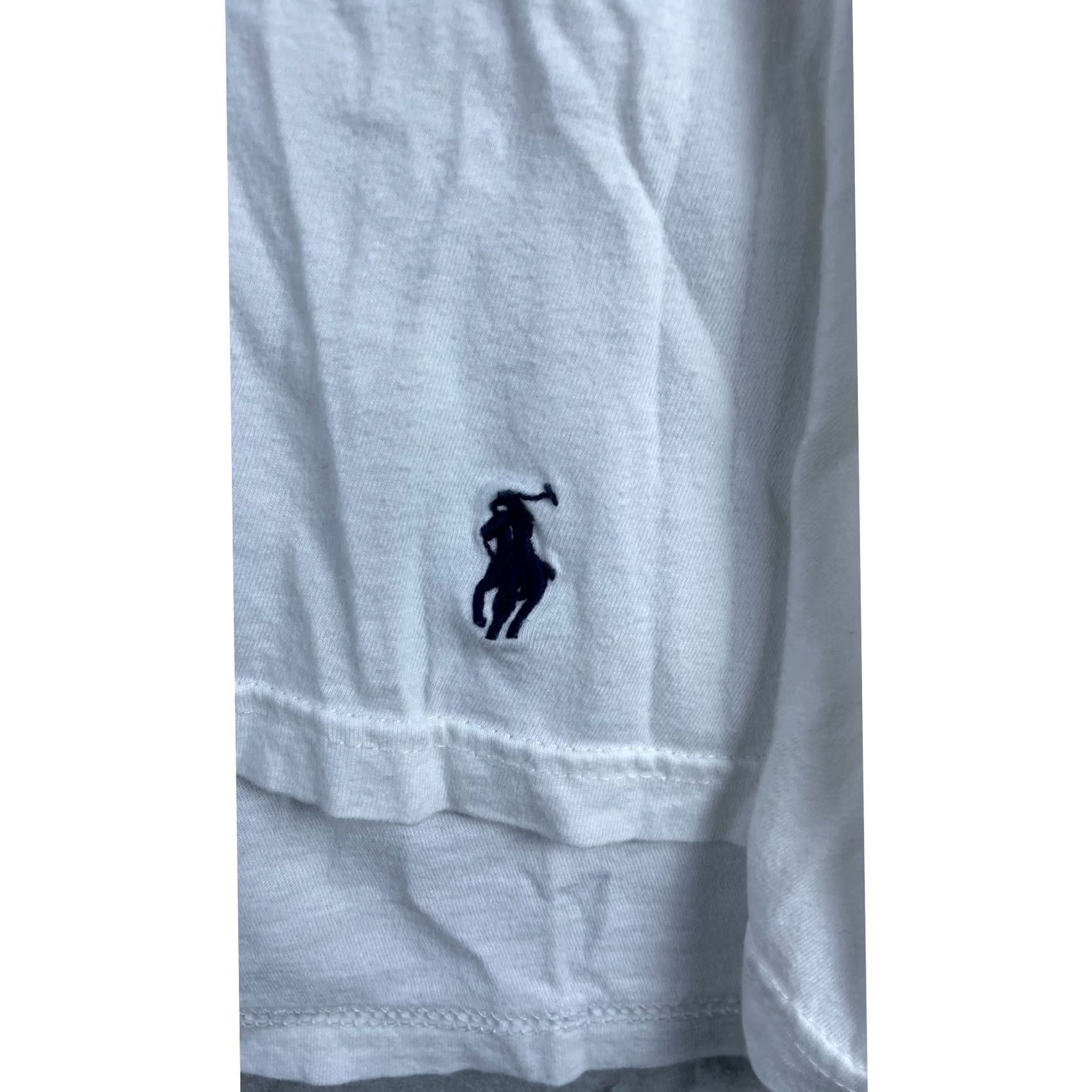 Polo Ralph Lauren Polo Ralph Lauren Shirt Mens 2XL White Pony Logo Classic Fit Cotton Tee T Size US XXL / EU 58 / 5 - 7 Thumbnail