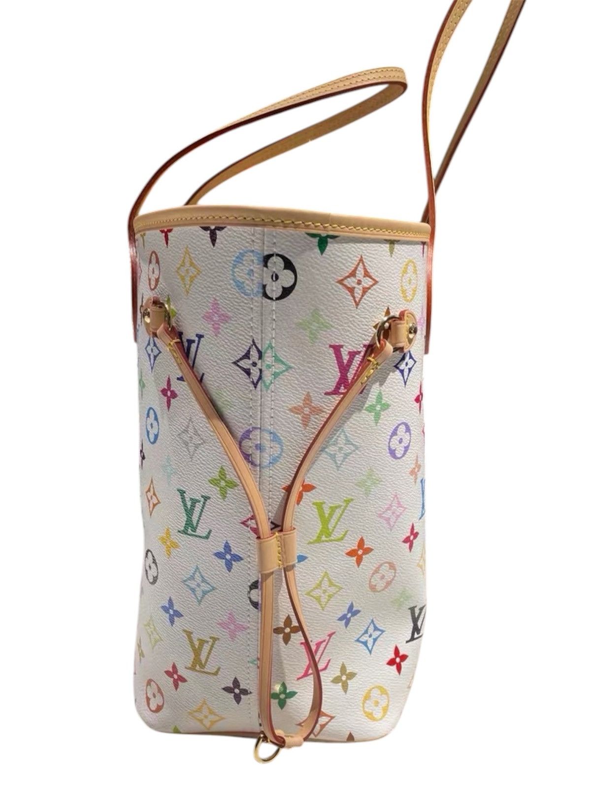 Louis Vuitton × Takashi Murakami Louis Vuitton x Takashi Murakami Neverfull MM Handbag Size ONE SIZE - 8 Thumbnail