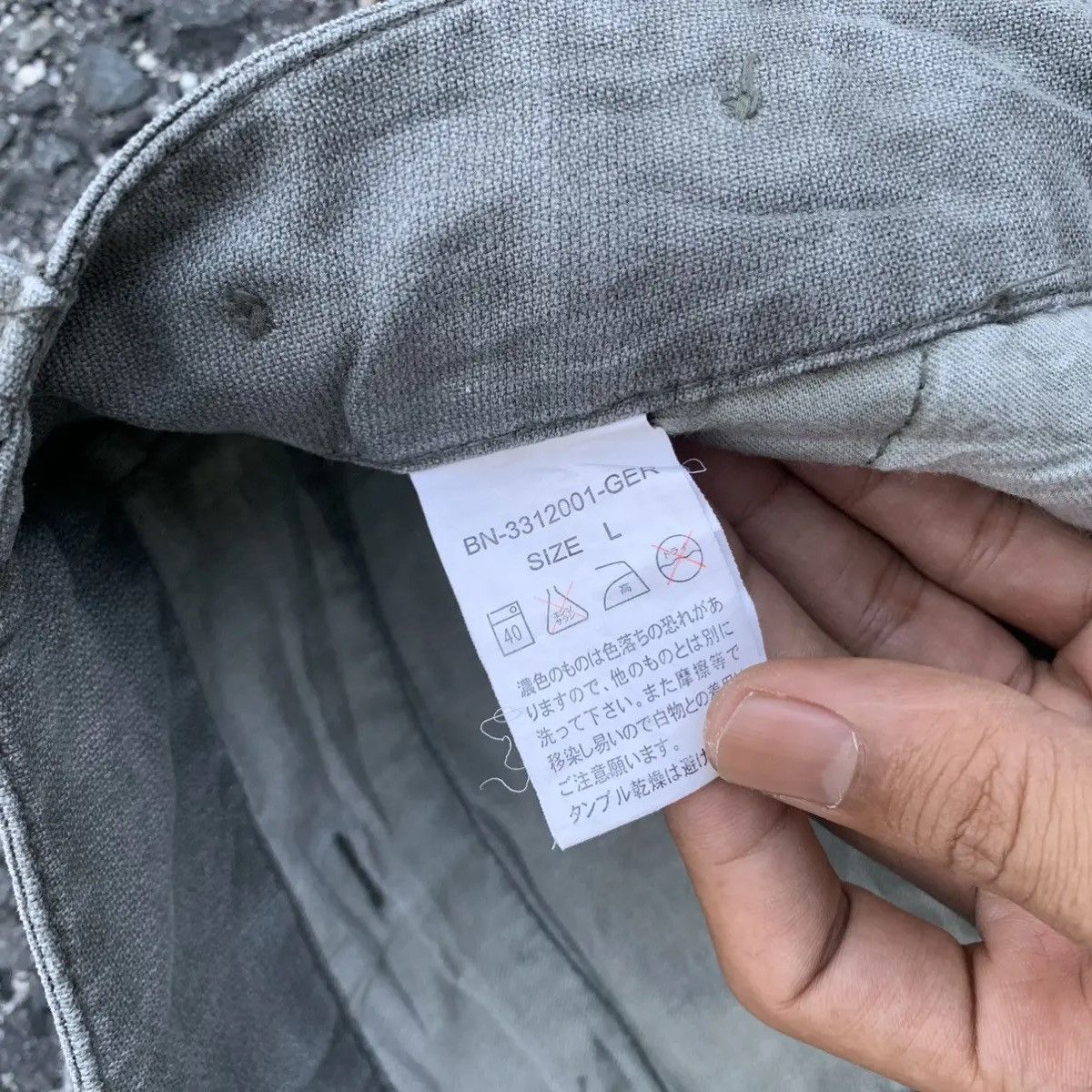 Japanese Brand Back Number Utility Faded Tactical Heavy Cotton Cargo Pants Size US 32 / EU 48 - 8 Thumbnail