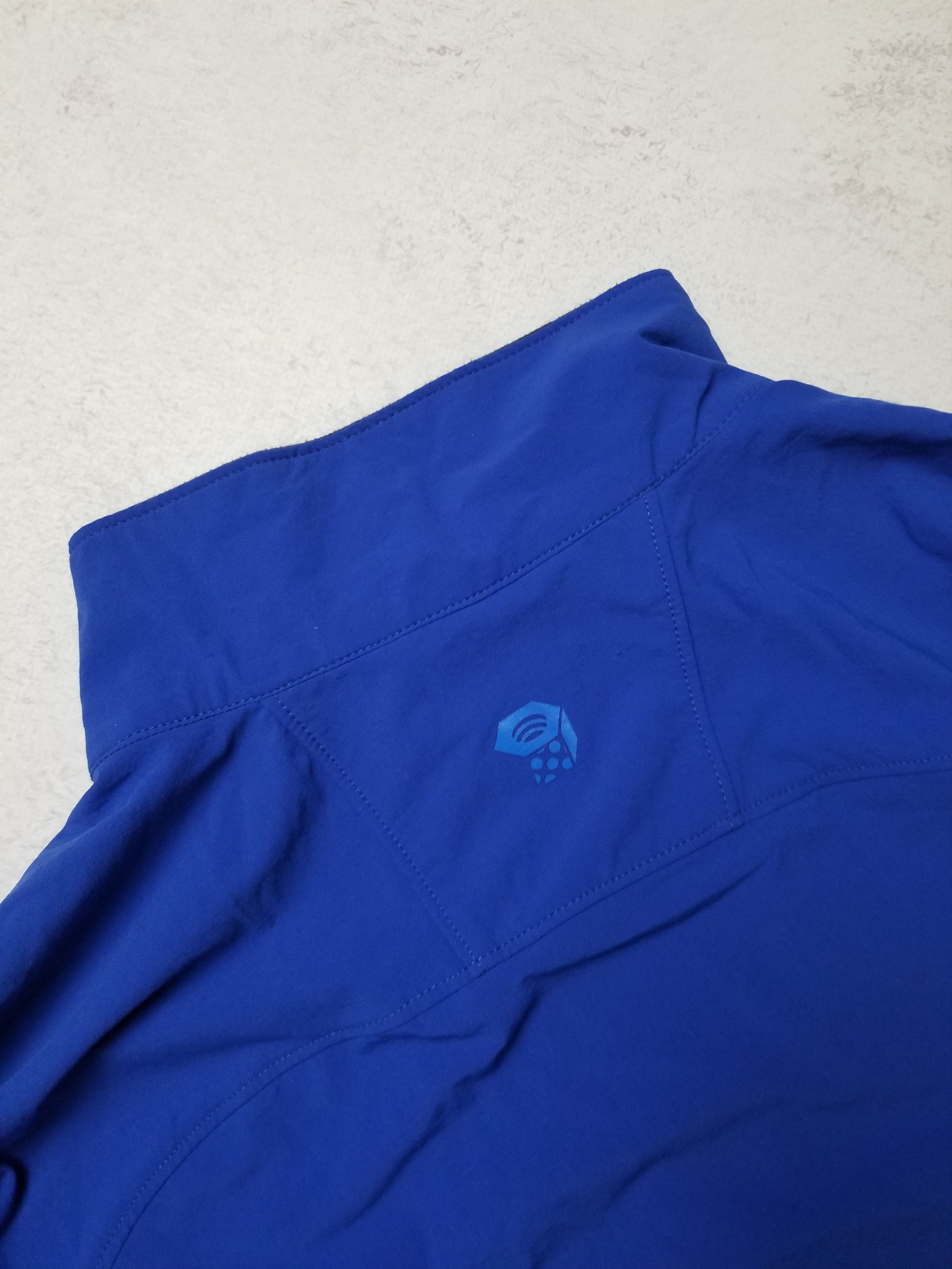 Mountain Equipment Company Mountain Hardwear Lightweight Blue Softshell Packable Jacket Size US L / EU 52-54 / 3 - 7 Thumbnail