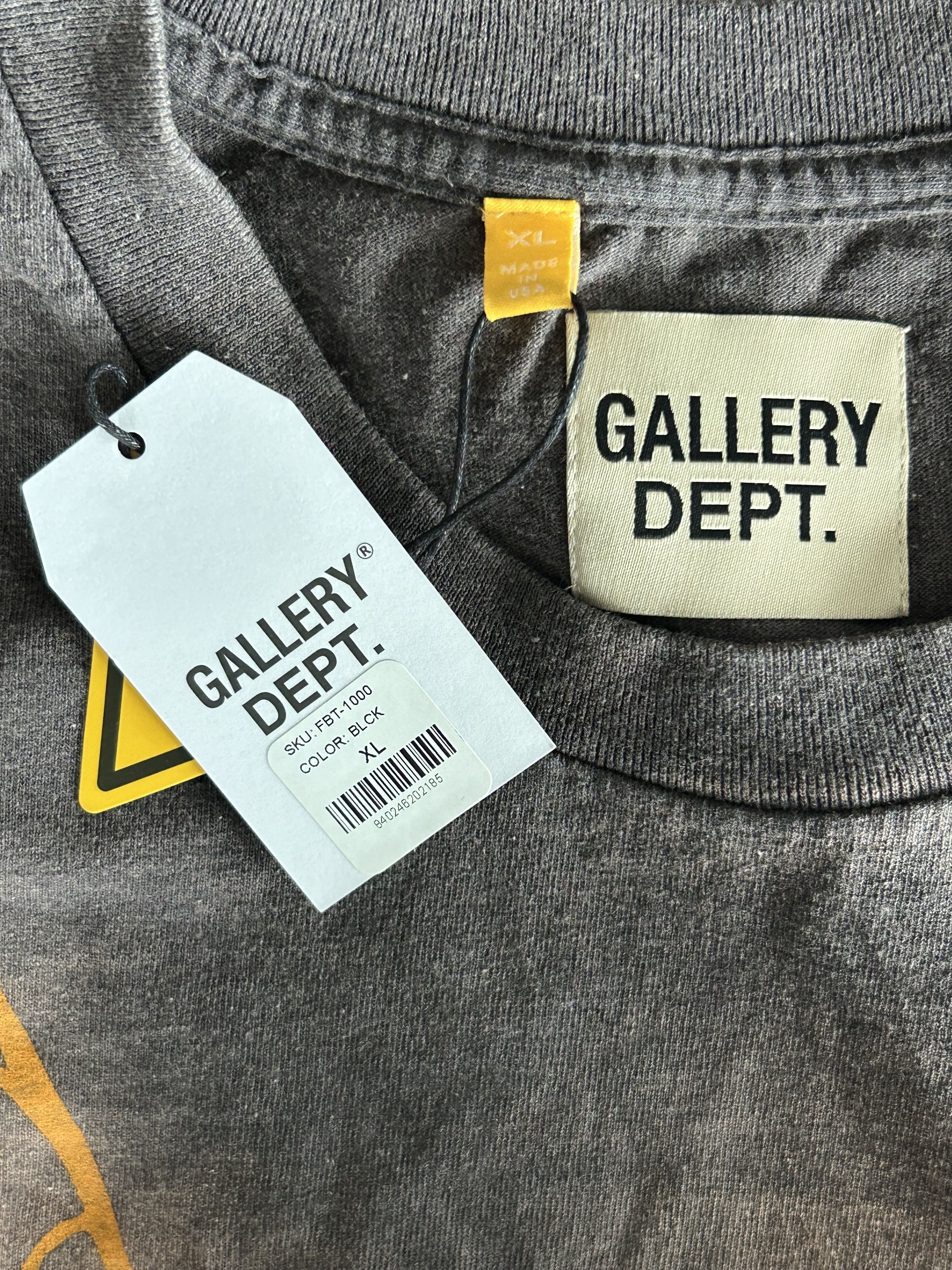 Gallery Dept. Gallery Dept Black Big Flying Brain T-Shirt Size US S / EU 44-46 / 1 - 3 Thumbnail