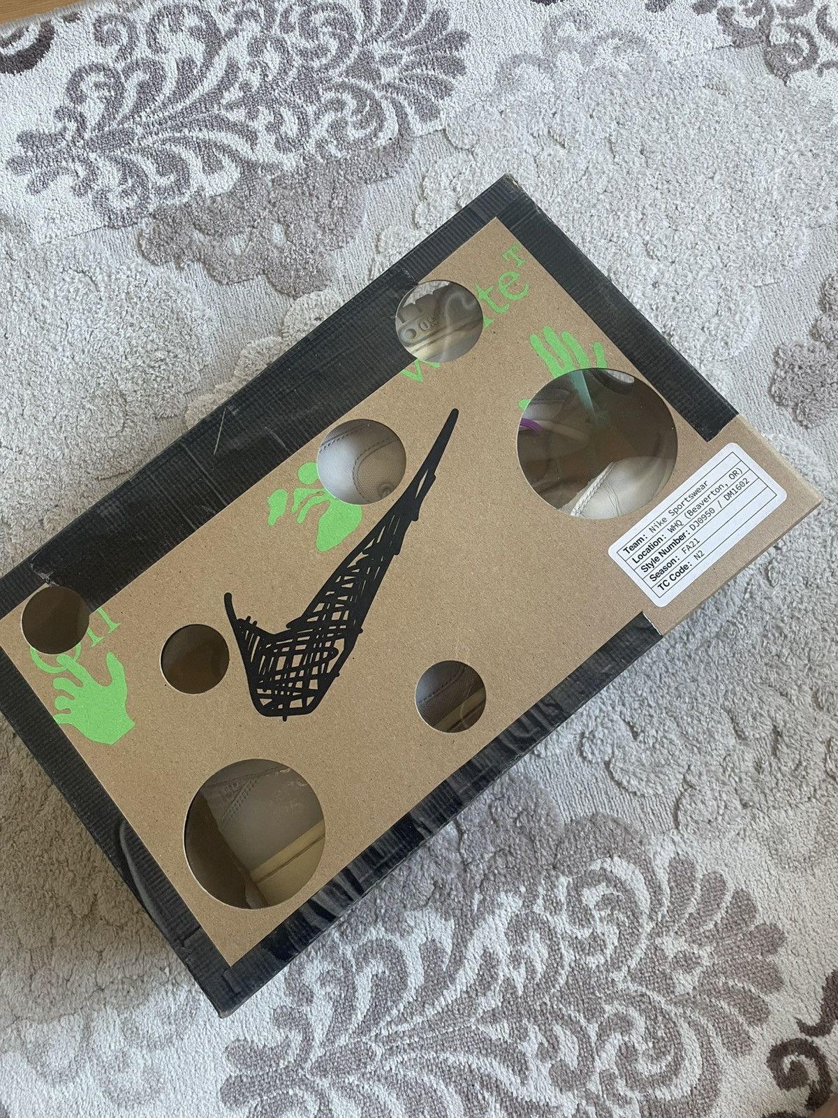 Nike × Off-White Dunk low x Off White LOT21 9us Size US 9 / EU 42 - 16 Thumbnail
