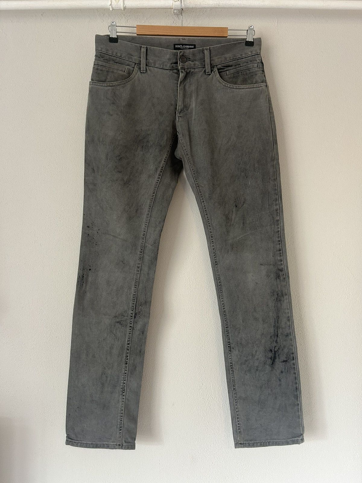 Dolce & Gabbana Used Look Jeans Size US 32 / EU 48 - 2 Thumbnail