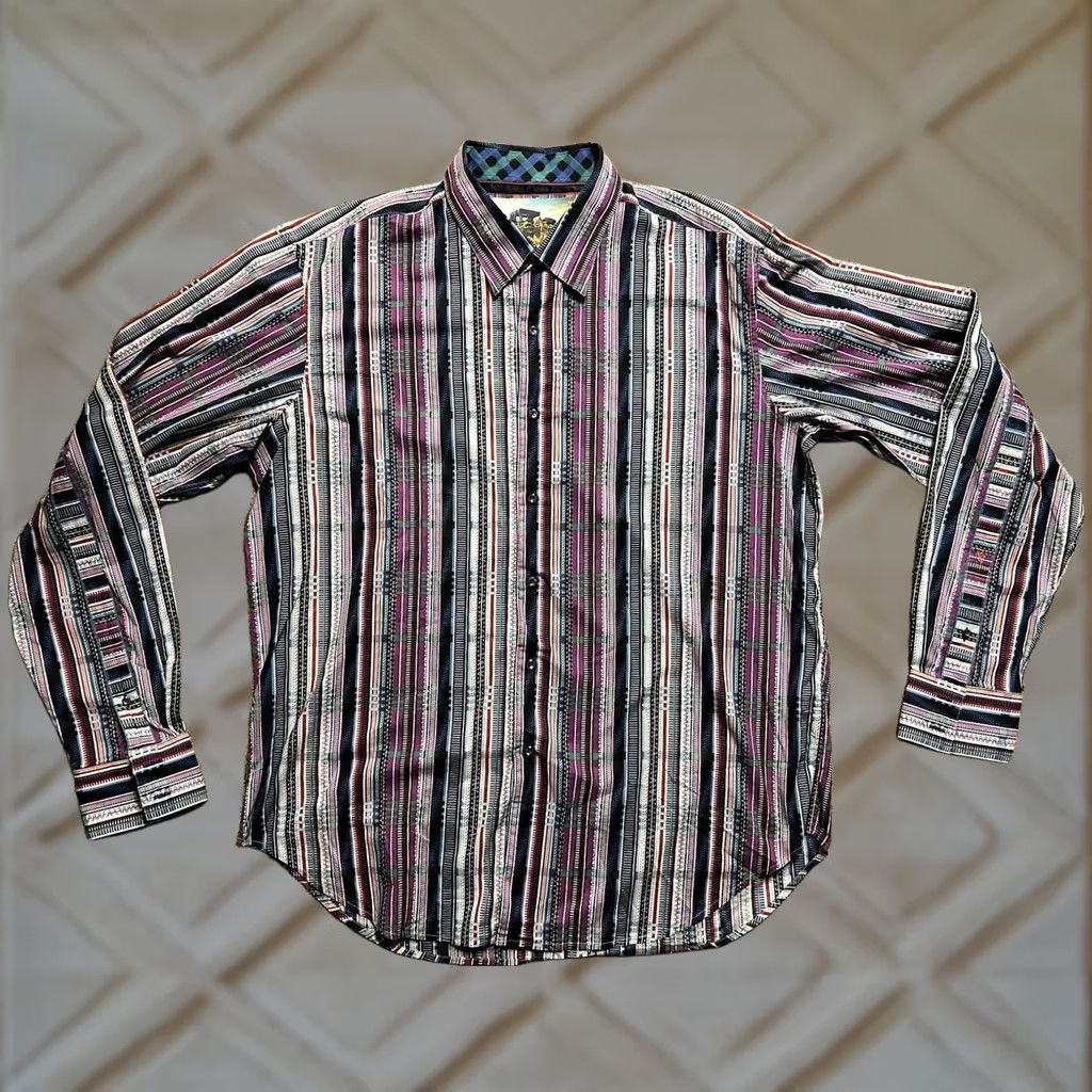 Robert Graham Robert Graham Shirt Mens 2XL TLT Multicolor Long Sleeve Button-Down Size US XXL / EU 58 / 5 - 1 Thumbnail