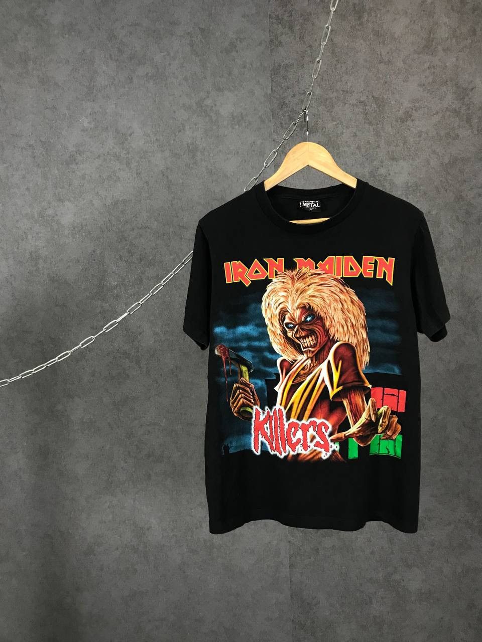 Band Tees Iron Maiden vintage overprinted rock band tee Size US M / EU 48-50 / 2 - 1 Thumbnail