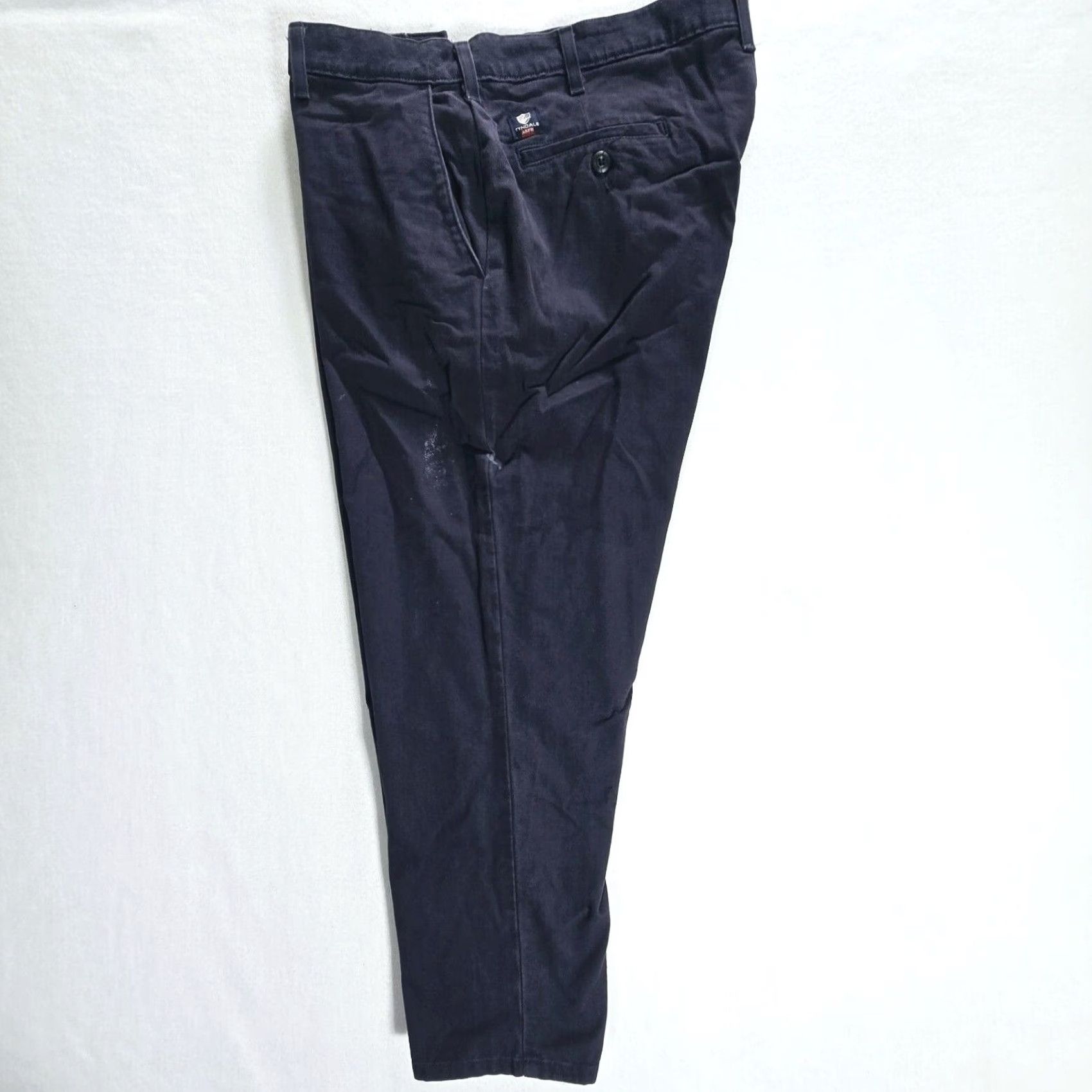 Vintage Tyndale FR Pants Mens Chino Straight Navy Blue Size 42 Regular Flame-Resistant Workwear Casual Business Formal Size US 42 / EU 58 - 2 Thumbnail