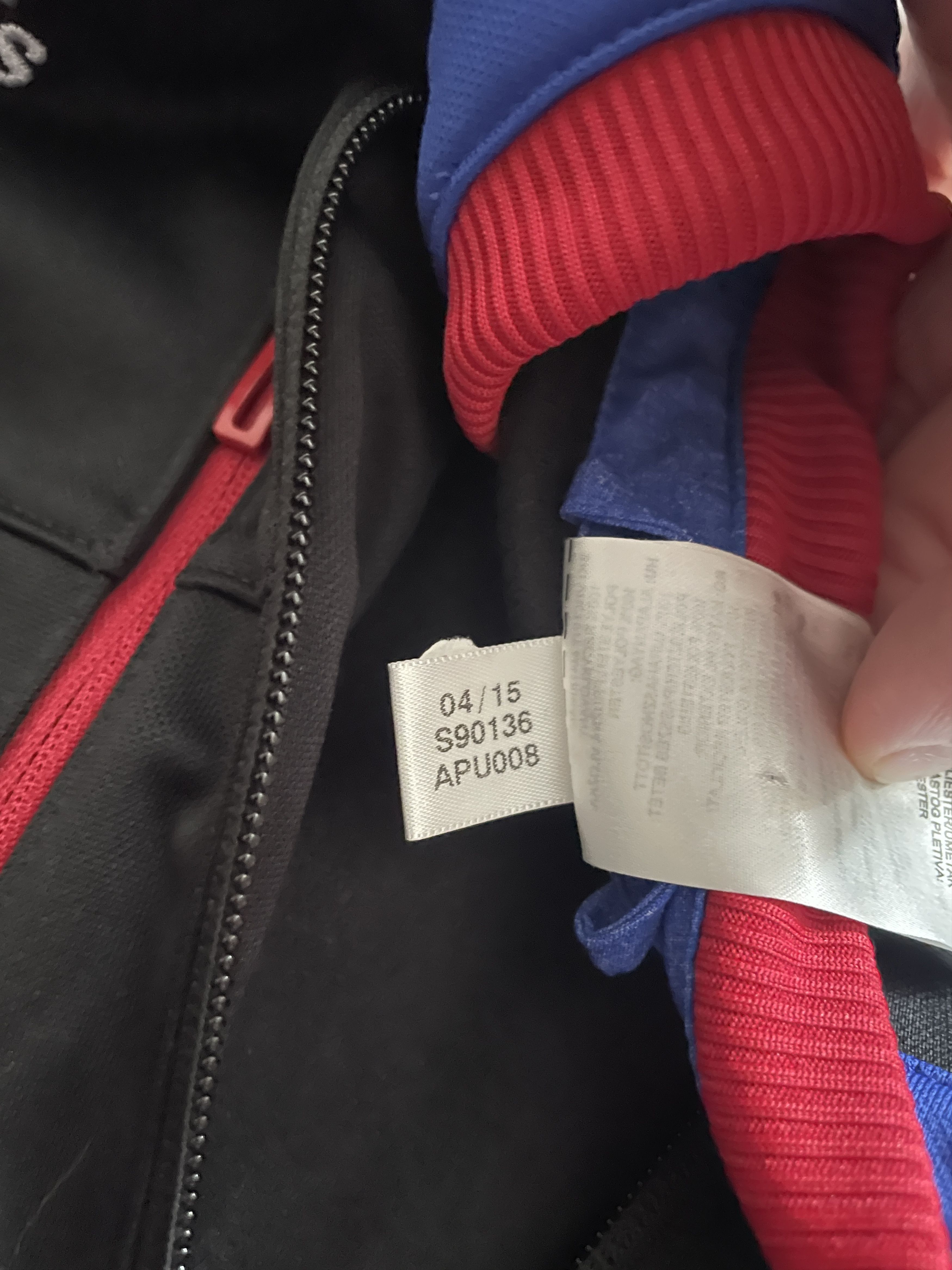Adidas 2015 2016 FC Basel Anthem Jacket Full Zip Soccer Football Size US M / EU 48-50 / 2 - 4 Thumbnail