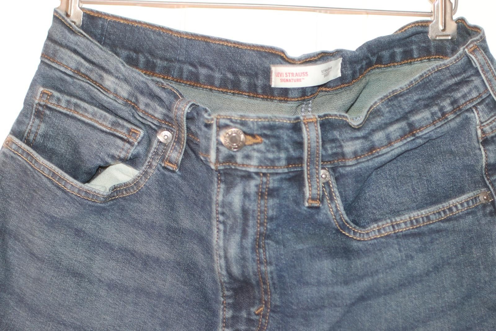 Levi's Levi Strauss Signature Straight Leg Jeans Dark Blue W34 L34 Size 34" / US 12 / IT 48 - 3 Thumbnail