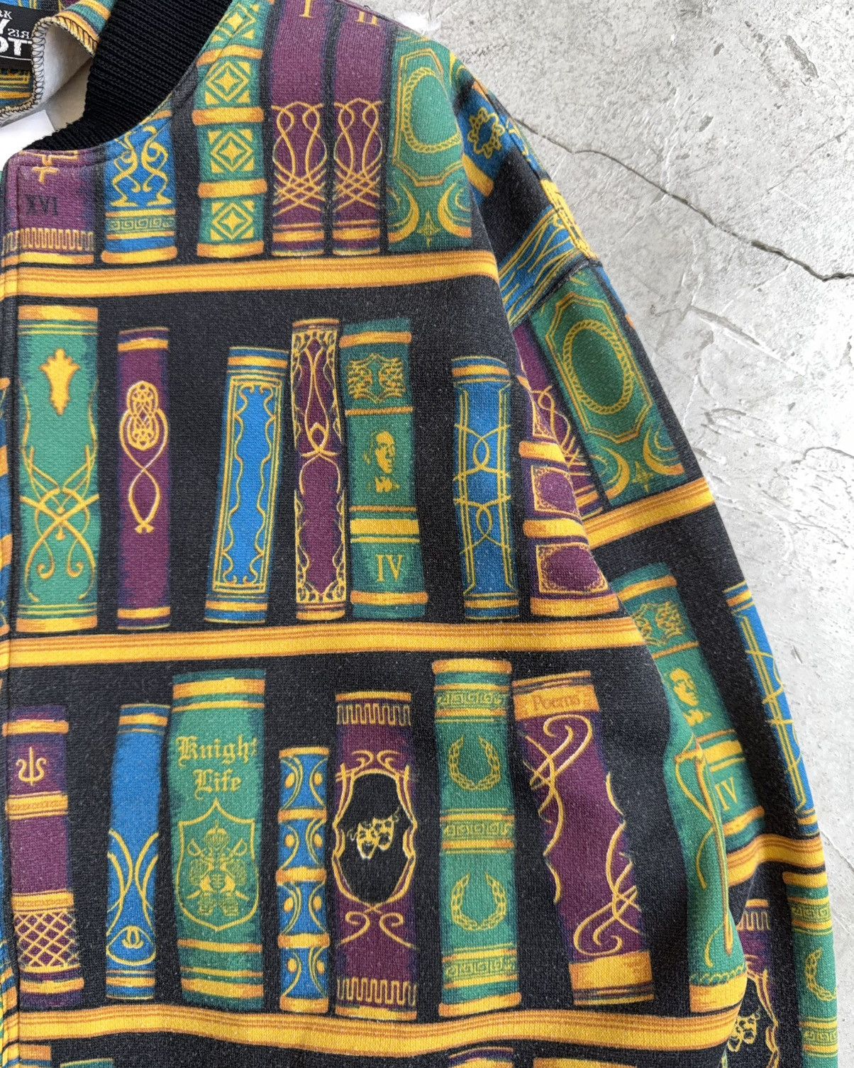 Jeremy Scott FW08 BOOKSHELF MA-1 JACKET Size US L / EU 52-54 / 3 - 2 Thumbnail
