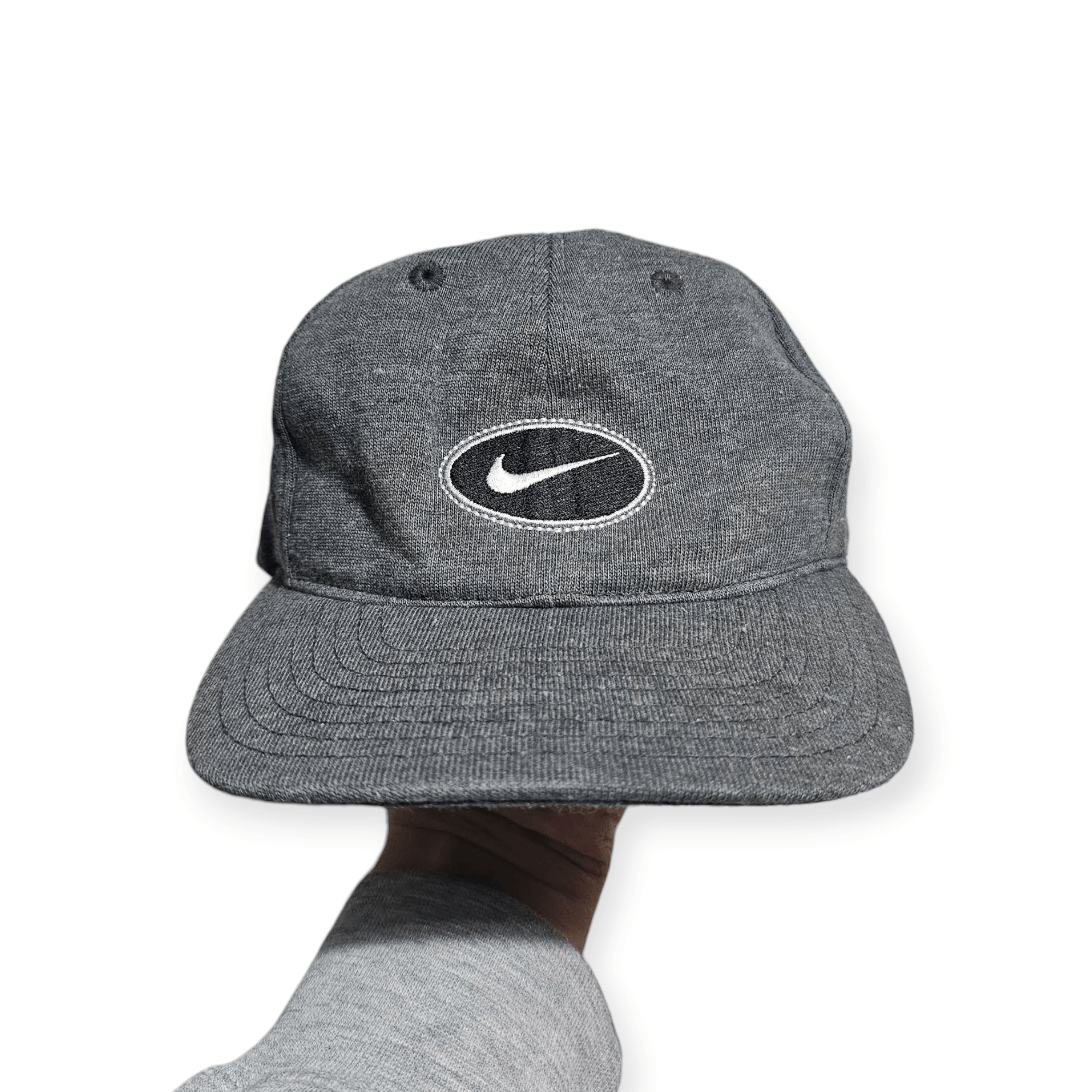 Nike Nike Gray Vintage Logo Hat Size ONE SIZE - 1 Thumbnail