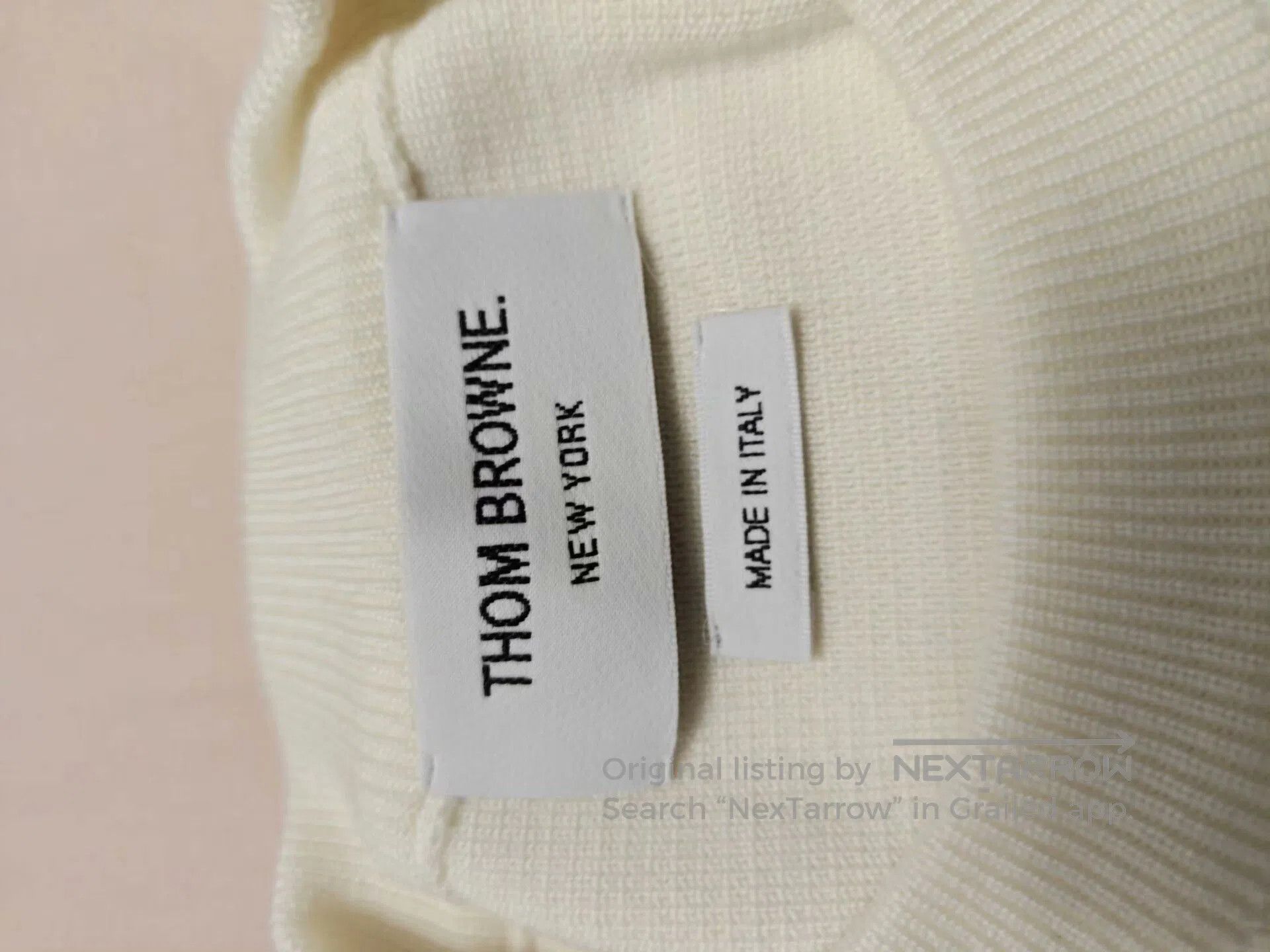 Thom Browne thom browne wool sweater with stripes. Size US M / EU 48-50 / 2 - 4 Thumbnail