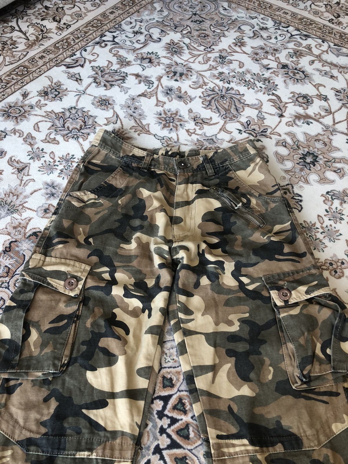 Japanese Brand CAMO TACTICAL CARGO PANTS Size US 28 / EU 44 - 4 Thumbnail