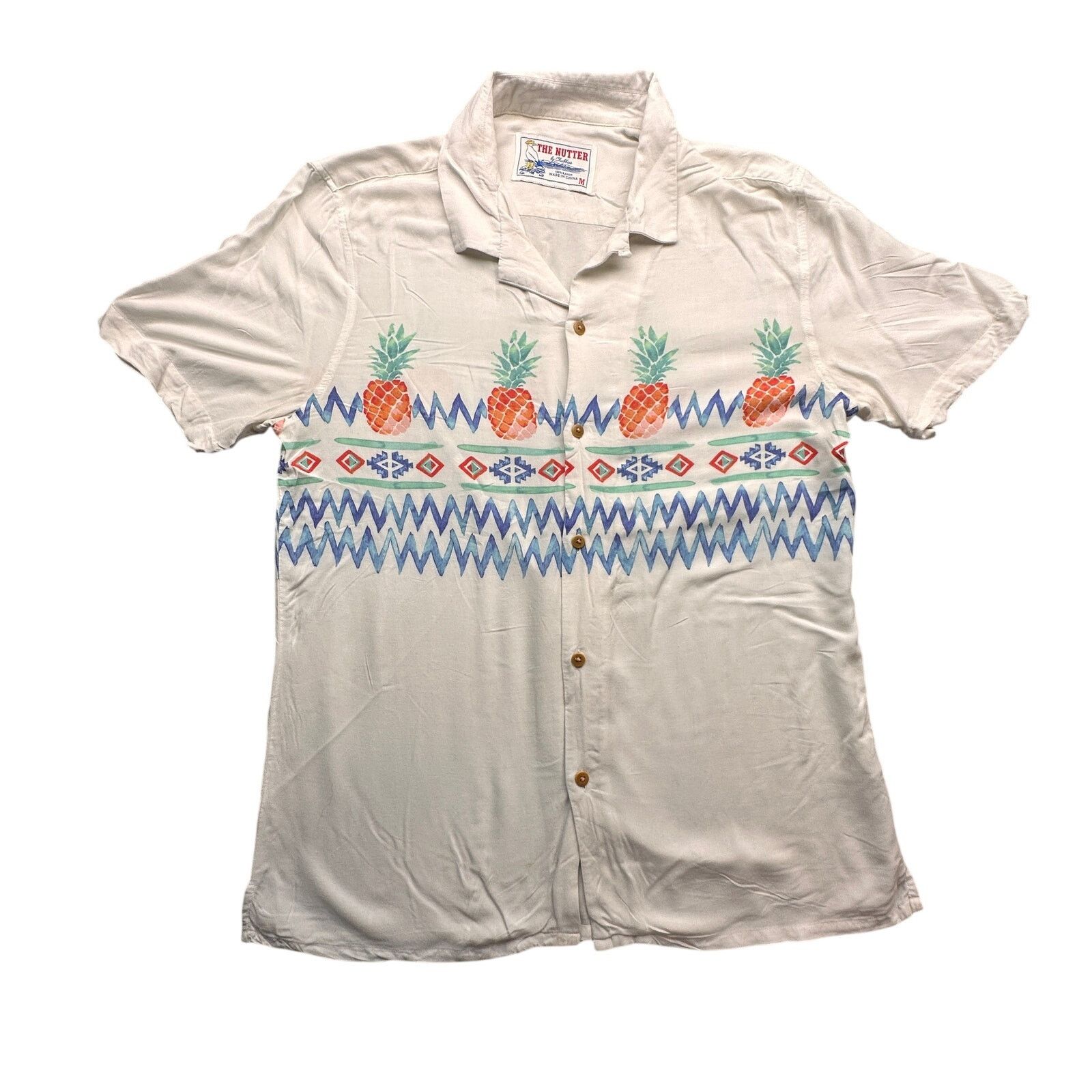 Chubbies Chubbies The Nutter Short Sleeve Button Up Shirt Mens Medium Size US M / EU 48-50 / 2 - 1 Thumbnail