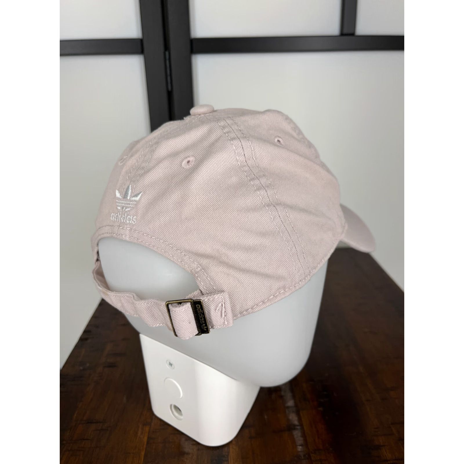 Adidas ADIDAS Hat Cap Strap Back Womens One Size Pink Twill 100% Cotton Trefoil Golf Hat Adjustable Embroidered Logo Mens Womens Boys Girls? Size ONE SIZE - 7 Thumbnail