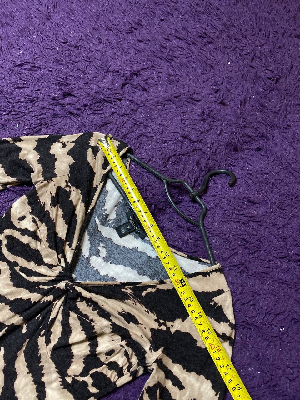 Roberto Cavalli Roberto Cavalli Y2K Animal Print Midi Dress Size M Size M / US 6-8 / IT 42-44 - 14 Thumbnail