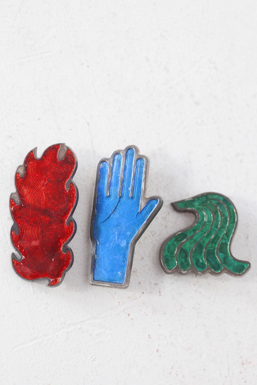 Raf Simons AW17 brooches lot x3 Size ONE SIZE - 1 Thumbnail