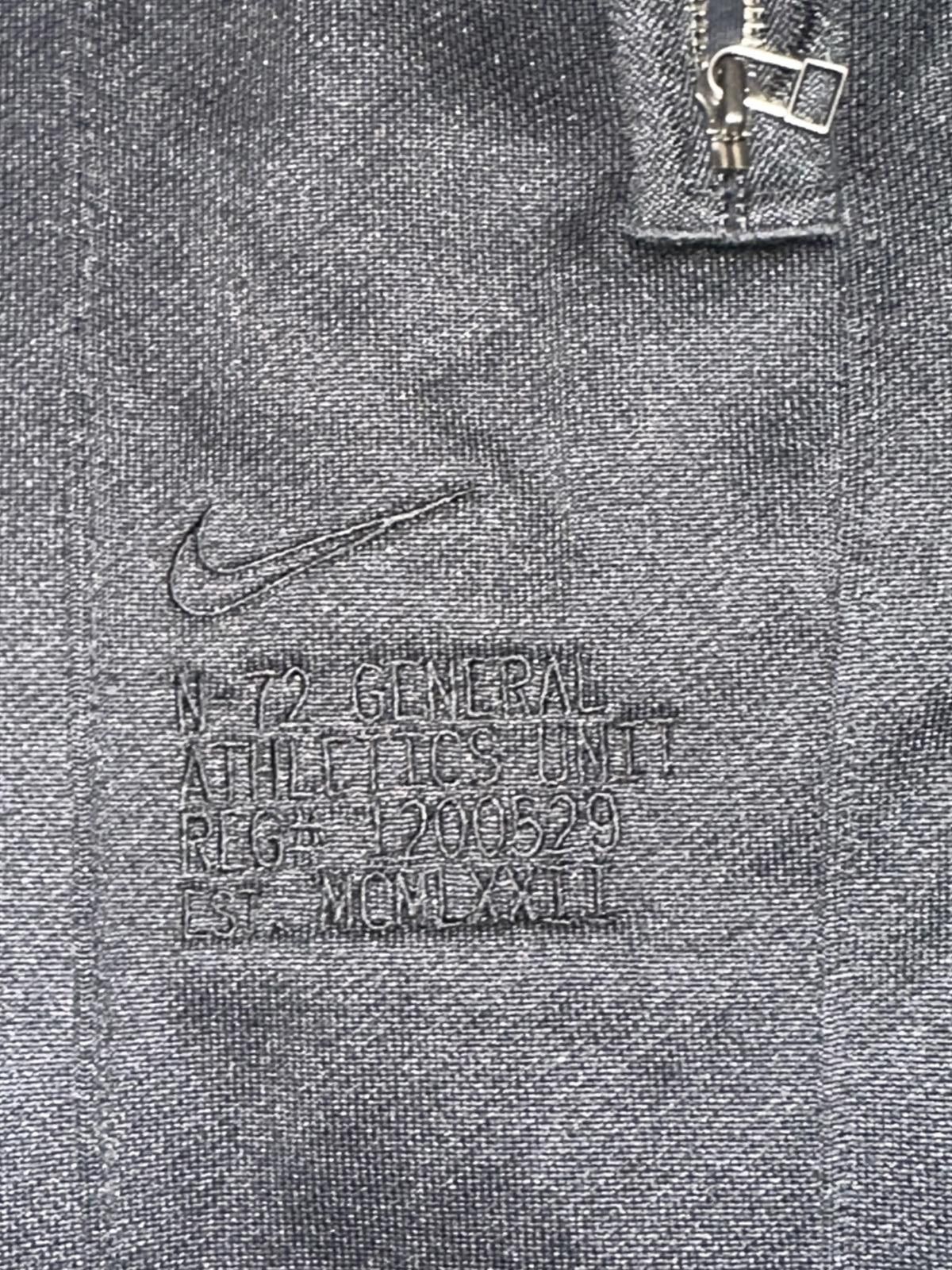Nike Nike N-72 Athletics Unit French Terry Black Pants Sample Size US 32 / EU 48 - 6 Thumbnail