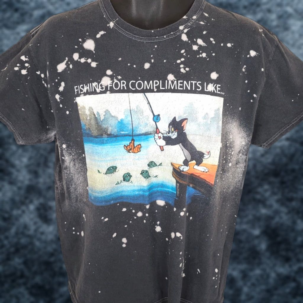 Vintage Tom & Jerry T Shirt Mens Large Gray Cartoon Hanna Barbera Shirt Mens Large Gray Cartoon Hanna Barbera Size US L / EU 52-54 / 3 - 1 Thumbnail