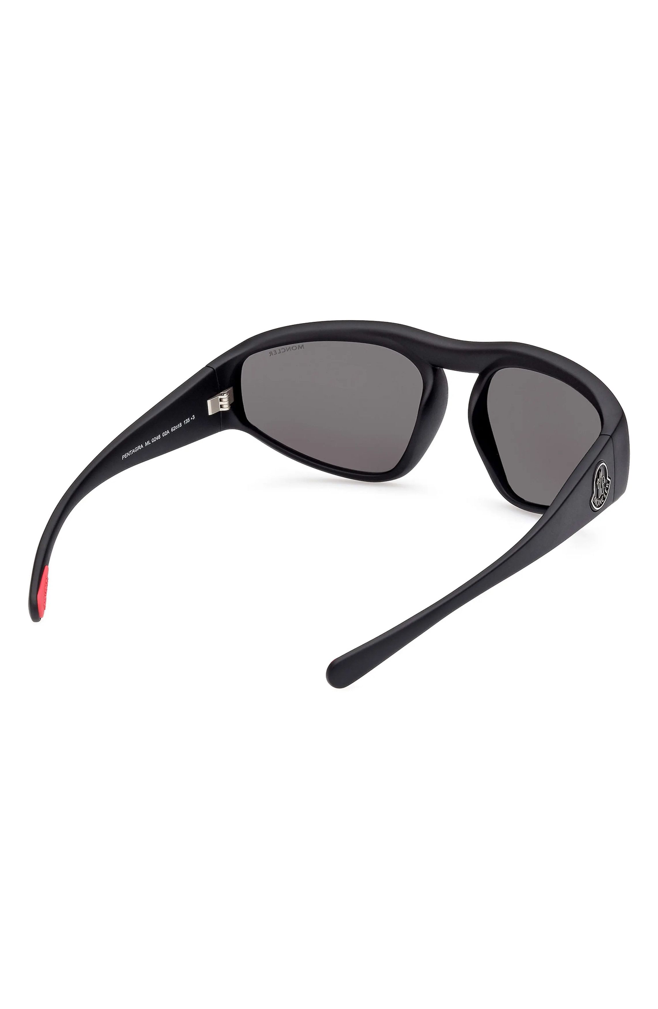 Moncler o1y0225 Size : OS / 62 mm Sunglasses in Black/Grey Size ONE SIZE - 4 Thumbnail