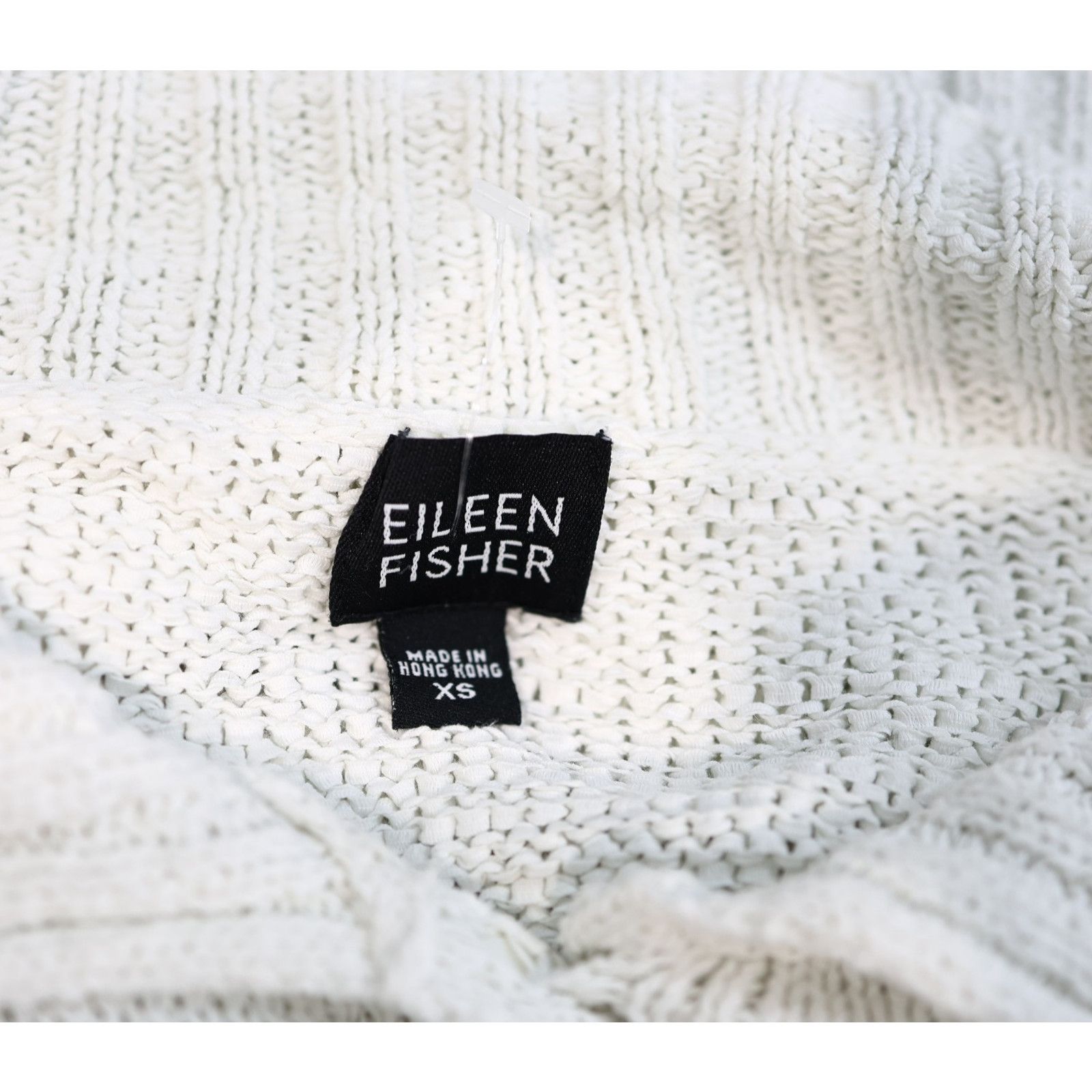 Eileen Fisher EILEEN FISHER White Collared Cardigan Sweater Size XS Size XS / US 0-2 / IT 36-38 - 5 Thumbnail
