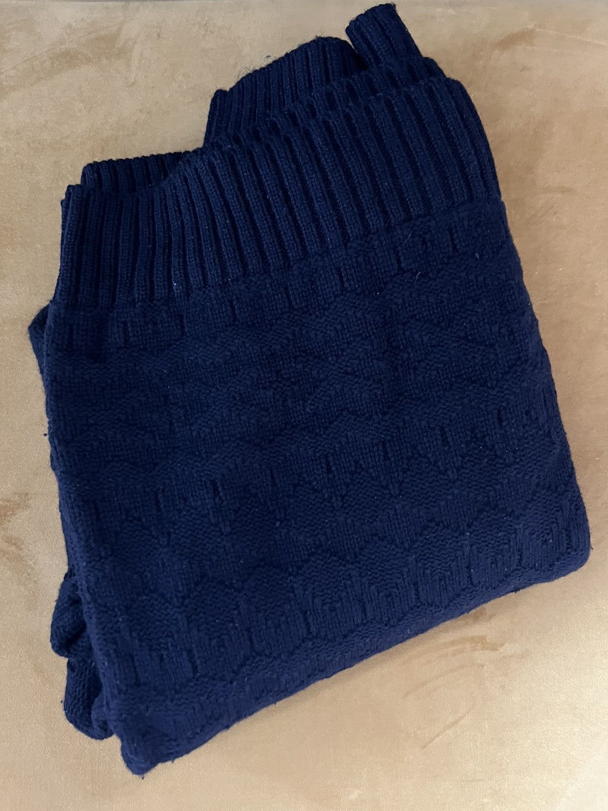 Fair isle turtle-neck sweater/jumper, IT50 or M/L, Japan