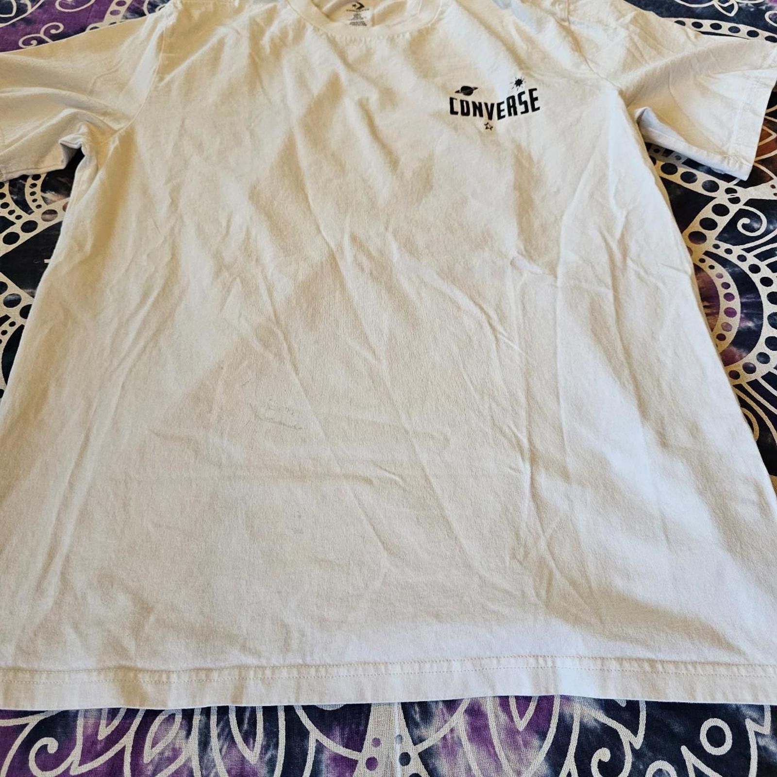Converse Converse Black and White Tshirt Size US L / EU 52-54 / 3 - 5 Thumbnail