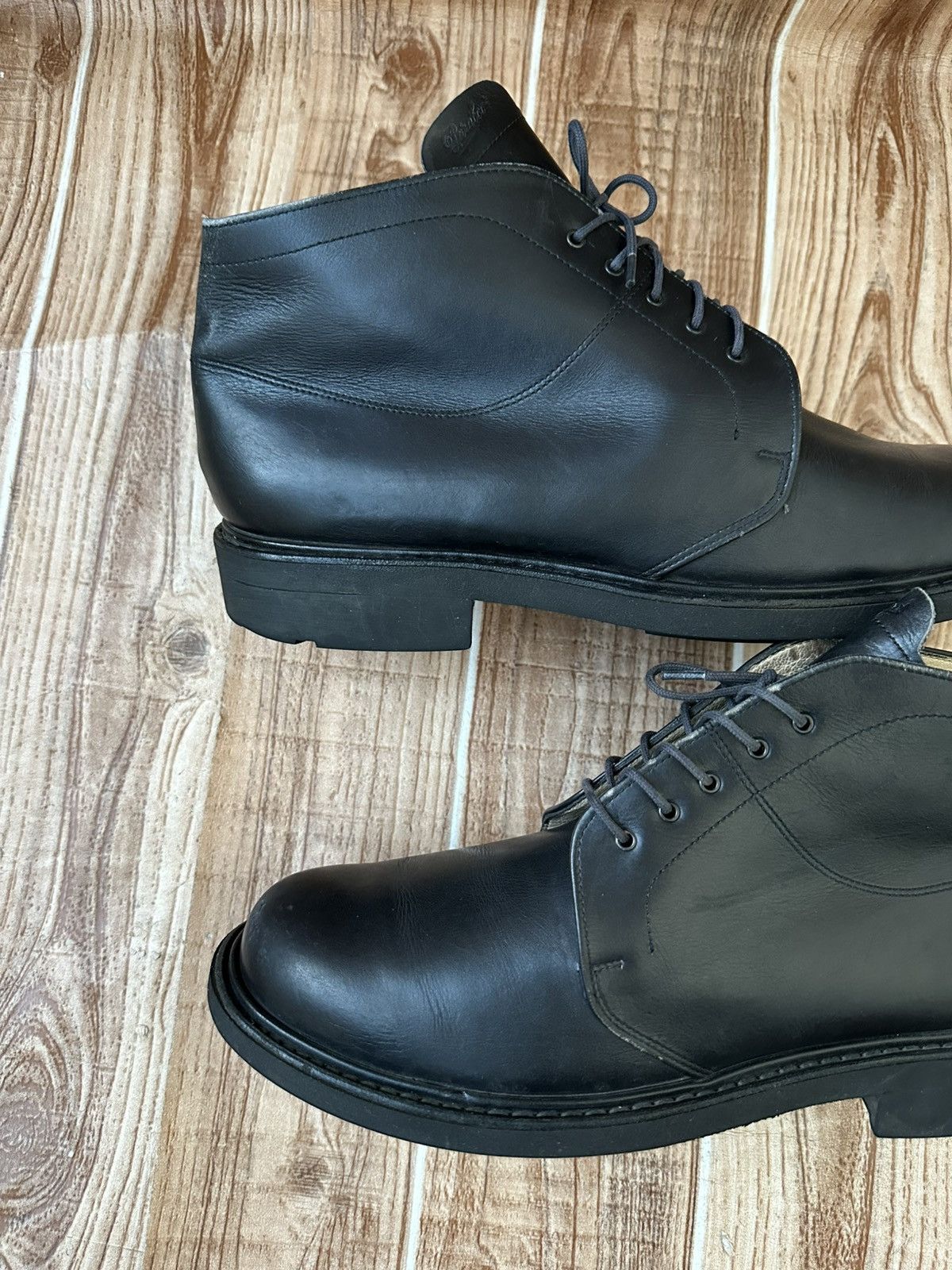 Paraboot Paraboot Black Leather Vintage Size US 8 / EU 41 - 13 Thumbnail