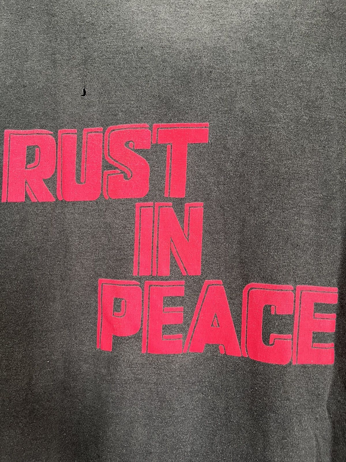 Band Tees Vintage Rare Megadeth Rust in peace 1990s Size US XL / EU 56 / 4 - 10 Thumbnail
