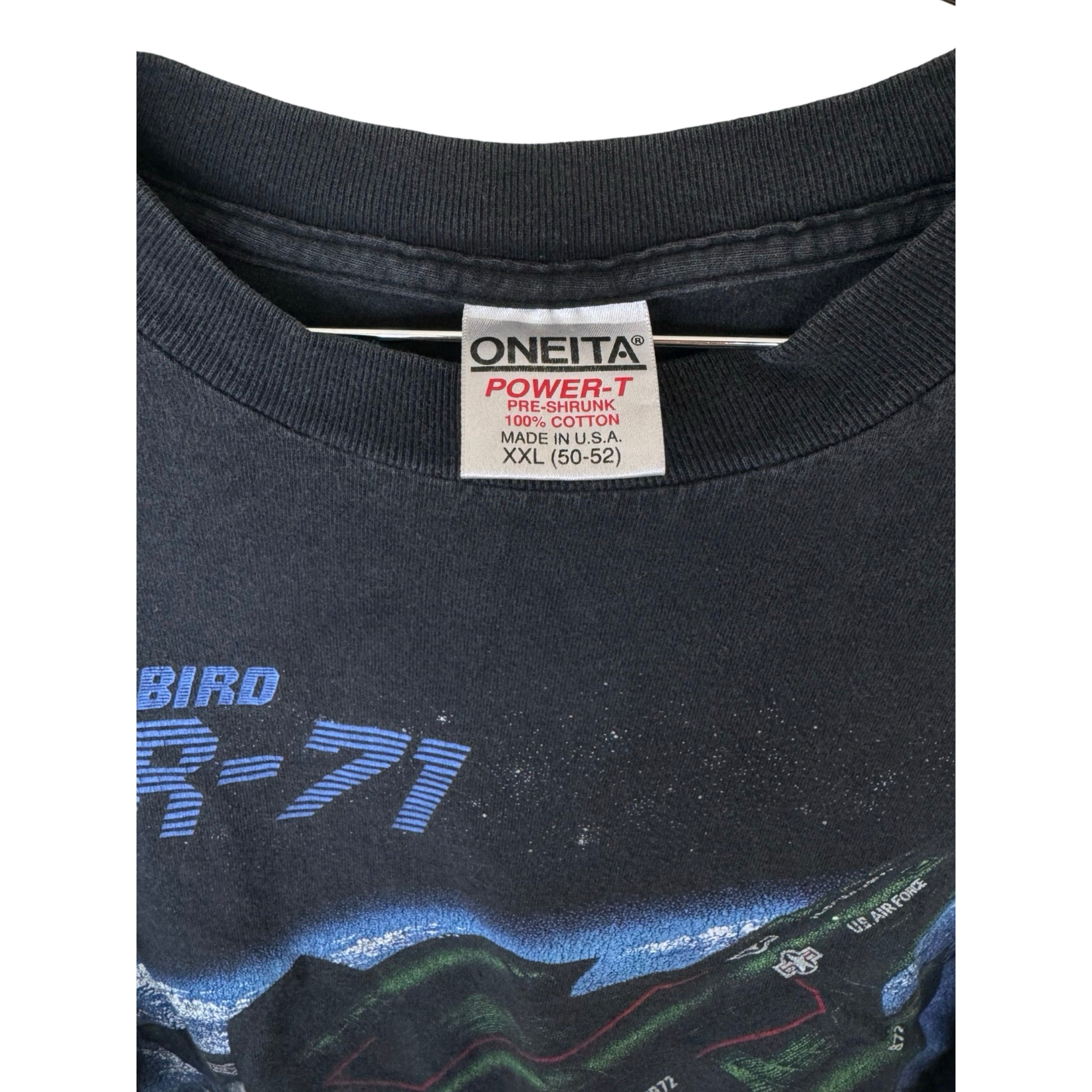 Vintage SR71 Fighter Jet Tee Size US XXL / EU 58 / 5 - 5 Thumbnail