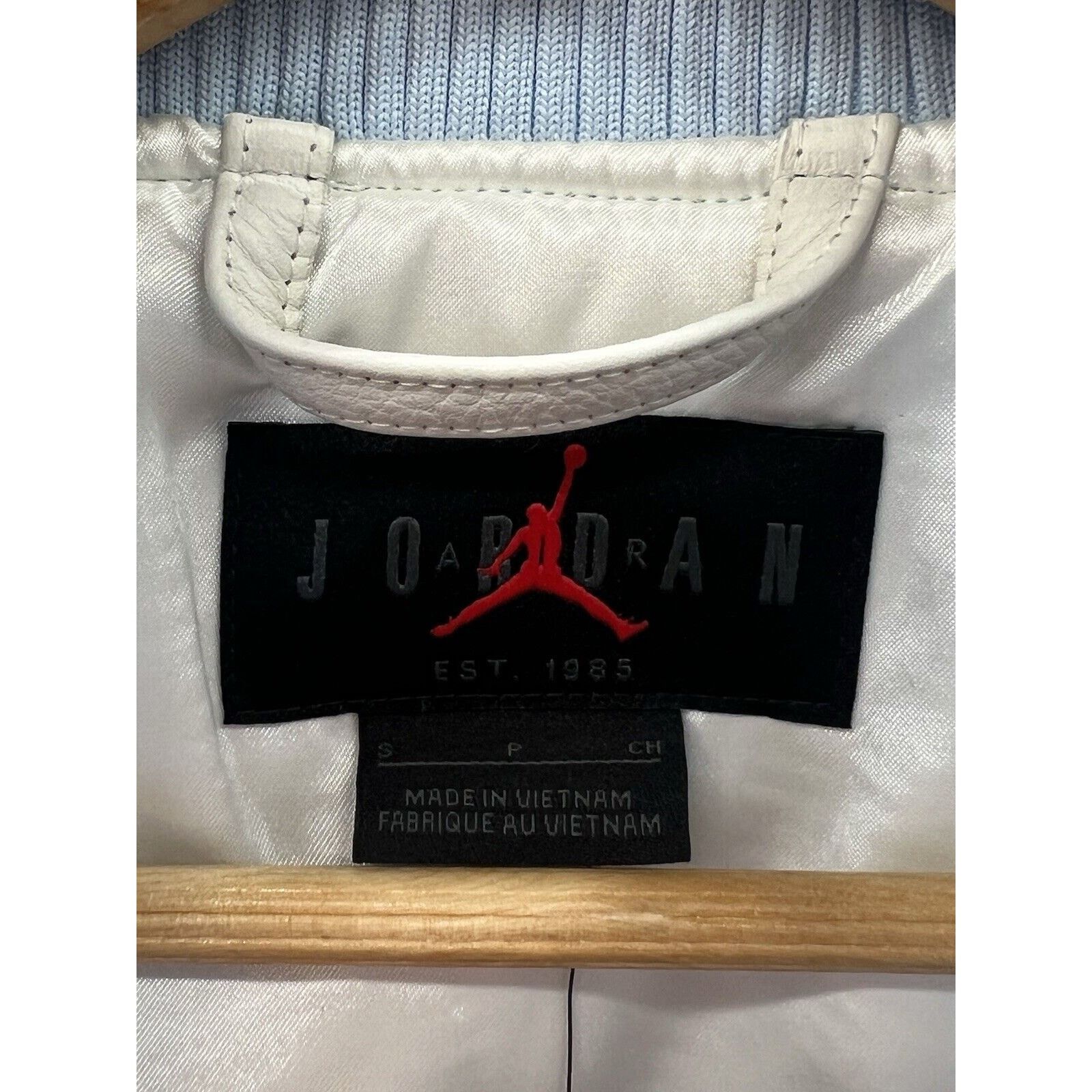 Jordan Brand Jordan J Balvin Varsity Jacket Leather Sleeve DX1734-441 Size US S / EU 44-46 / 1 - 3 Thumbnail