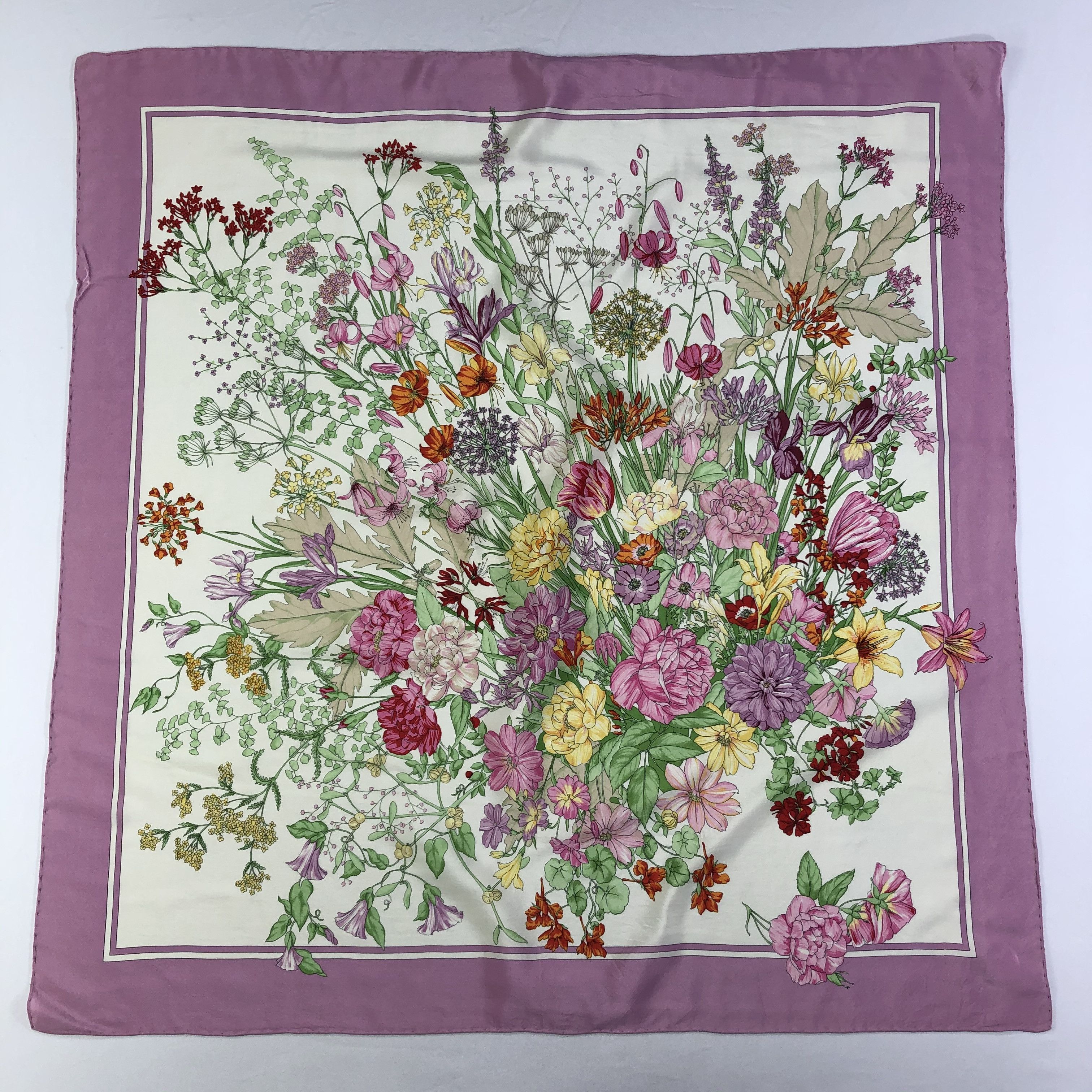 Vintage Vintage Silk Scarf Size ONE SIZE - 2 Thumbnail