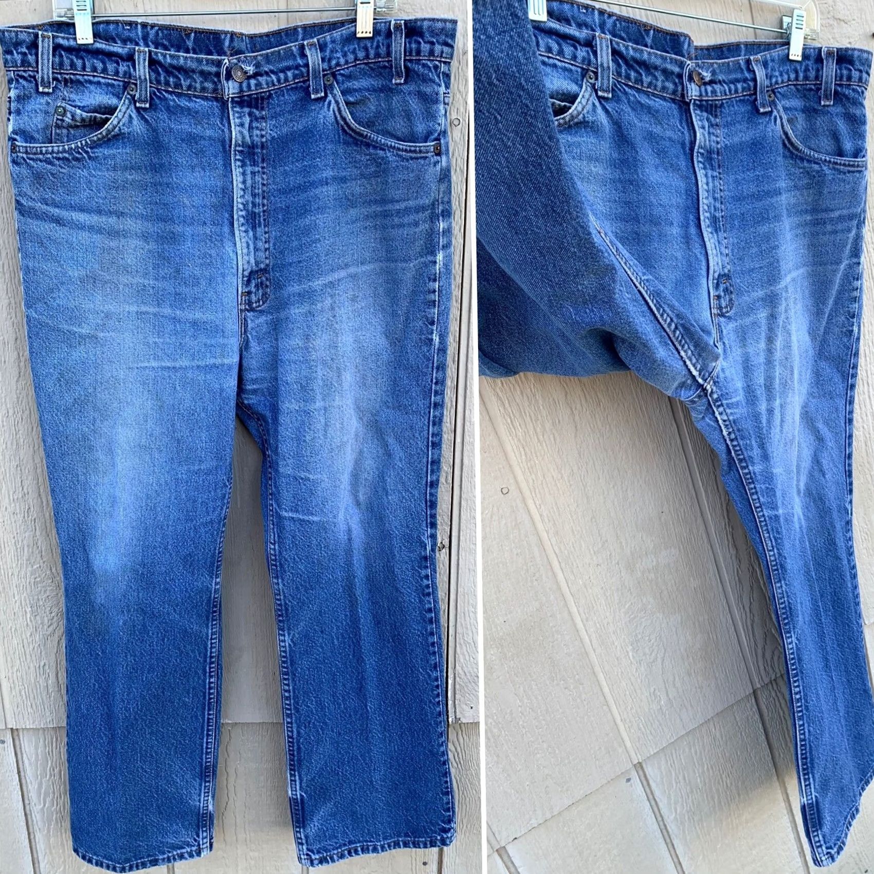 Vintage VINTAGE Levi’s 517 Jeans W 40 L 30 Orange Tab Denim 1980s Blue Mens Jeans Size US 39 - 3 Thumbnail