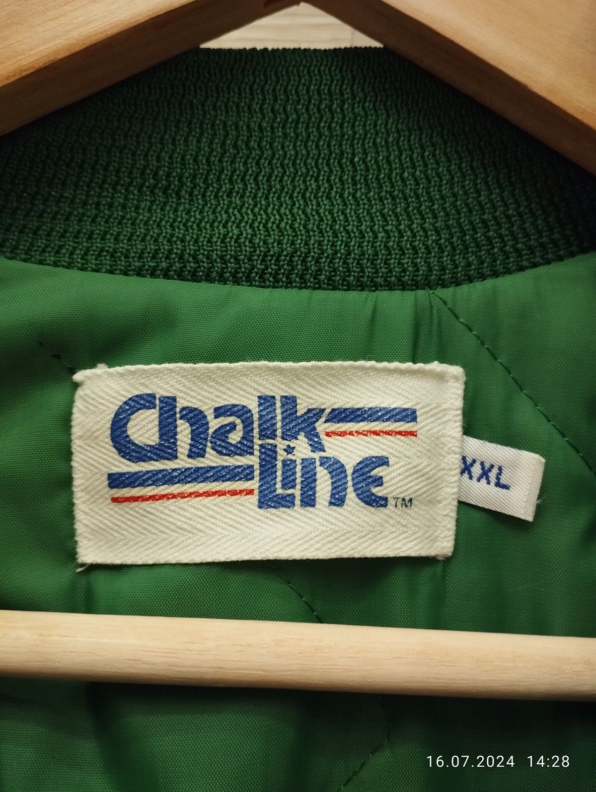 Chalk Line × Vintage Vintage New York Jets Chalk Line Jacket Satin Snap Button Size US XXL / EU 58 / 5 - 5 Thumbnail