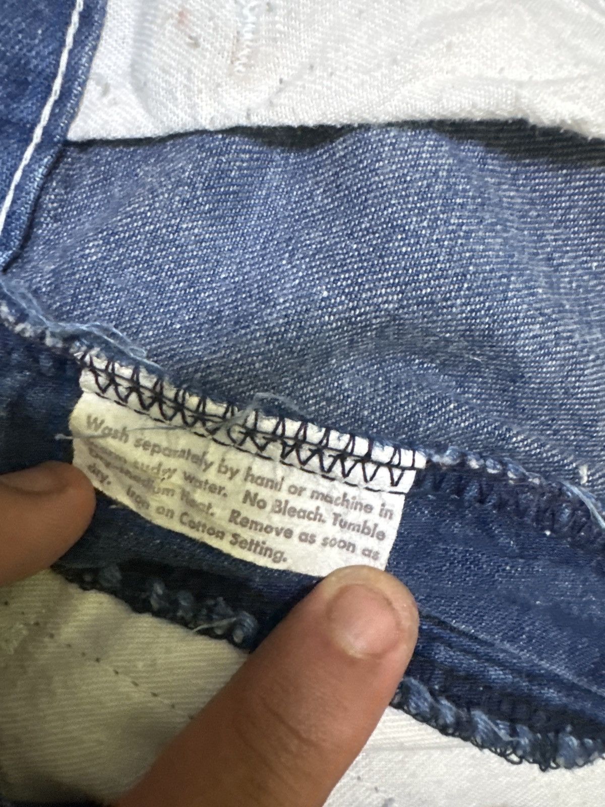 Vintage Vintage 90s Pointer Carpenter Jeans Baggy Talon Zipper Jeans Size US 28 / EU 44 - 14 Thumbnail
