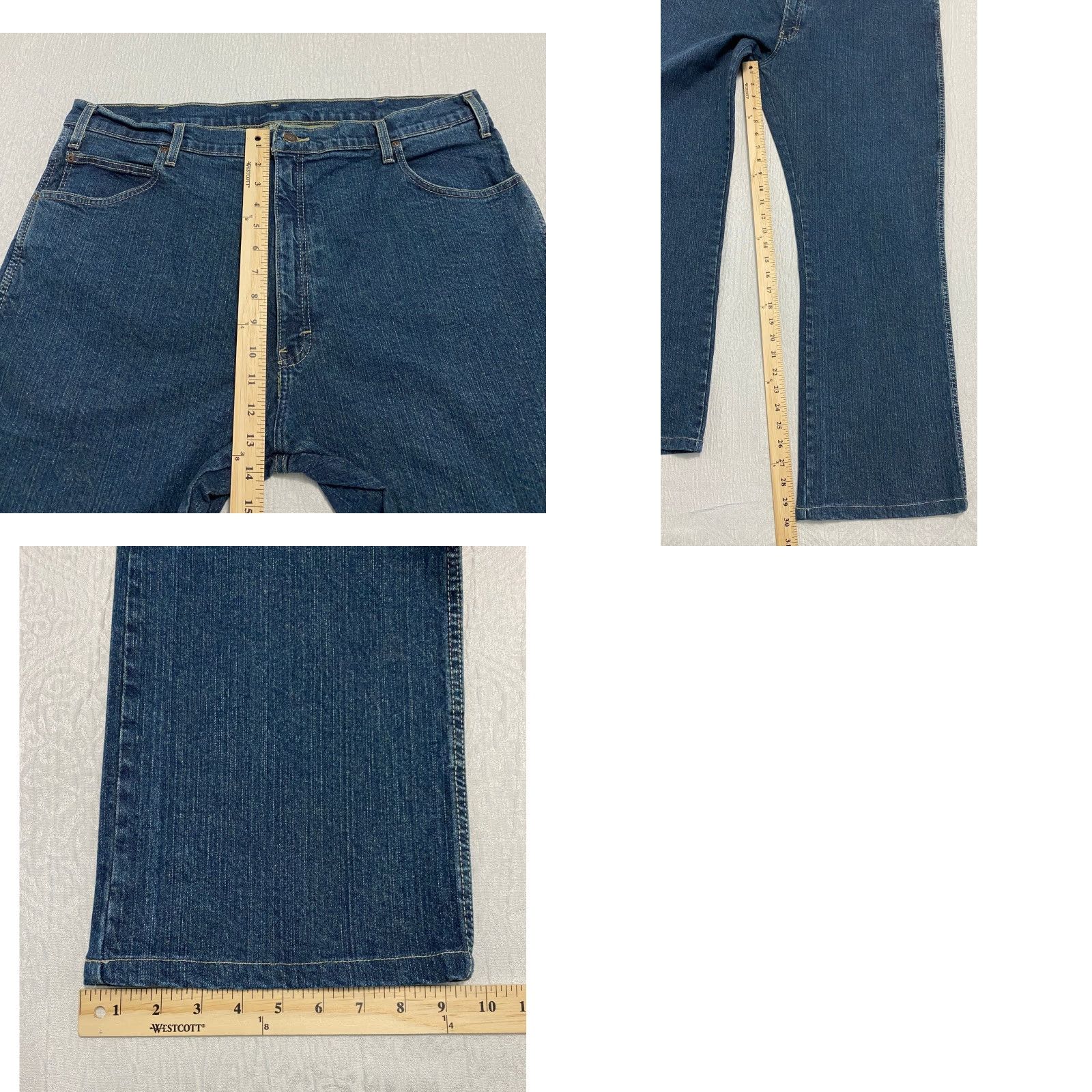 Dickies Dickies Jeans Regular Mens Size 40 Bootcut Denim 5-Pocket Workwear Blue Size US 40 / EU 56 - 8 Thumbnail
