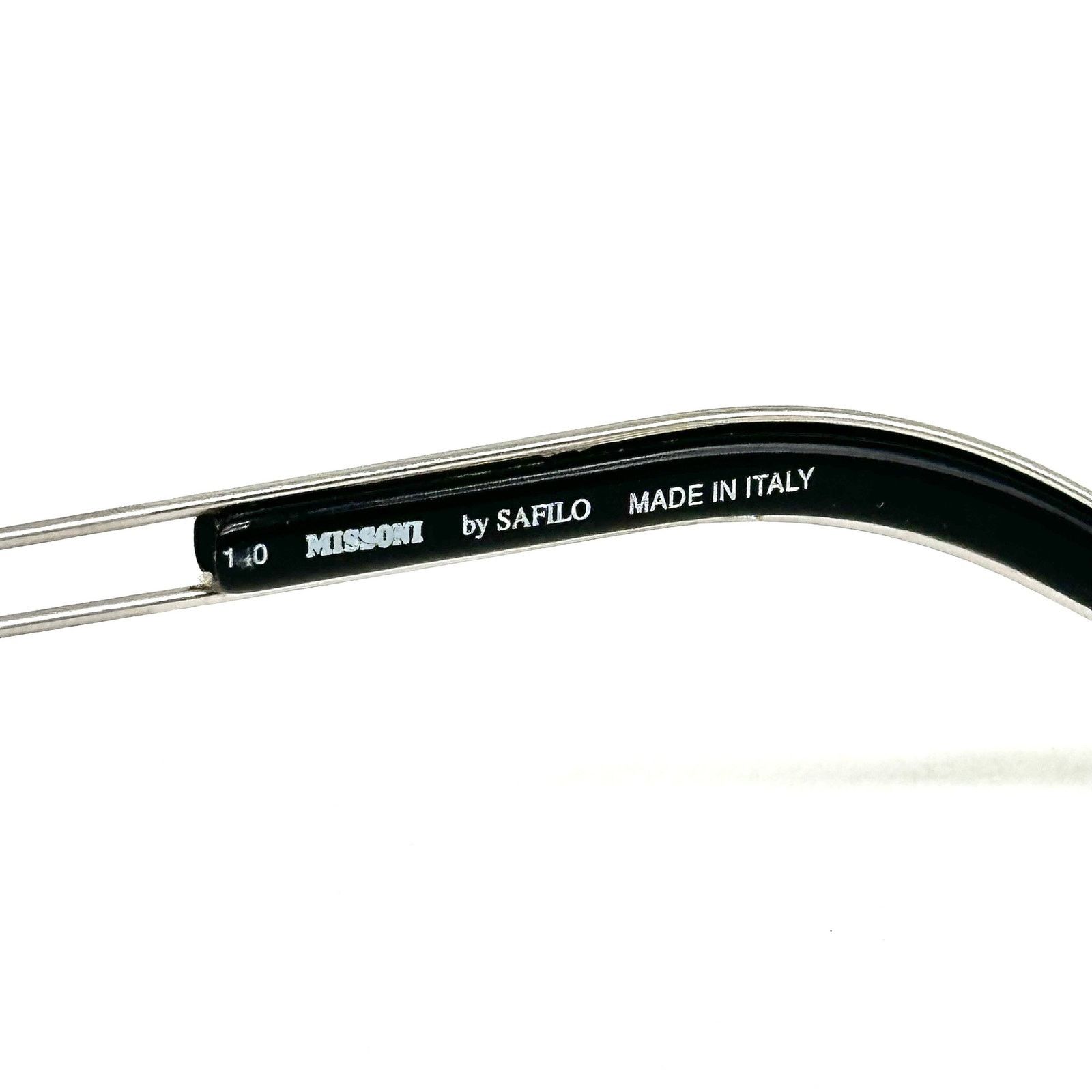 Missoni Missoni M445 steampunk silver eyeglasses frames Italy 80 NOS Size ONE SIZE - 6 Thumbnail