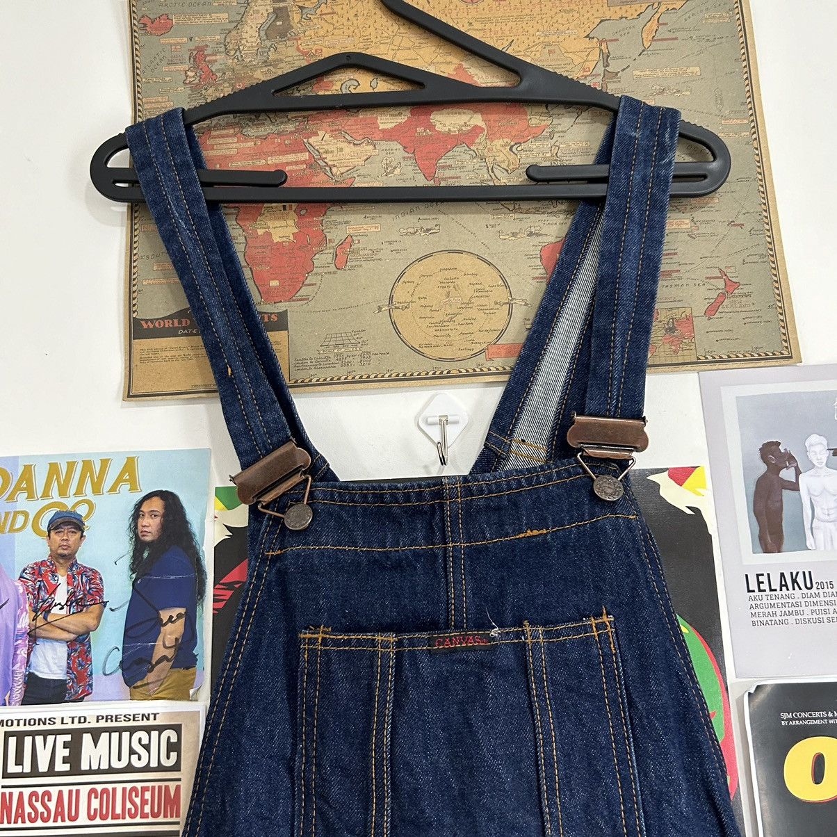 Vintage Vintage Canvas Carpenter Bid Overall Blue Denim Size US 30 / EU 46 - 4 Thumbnail